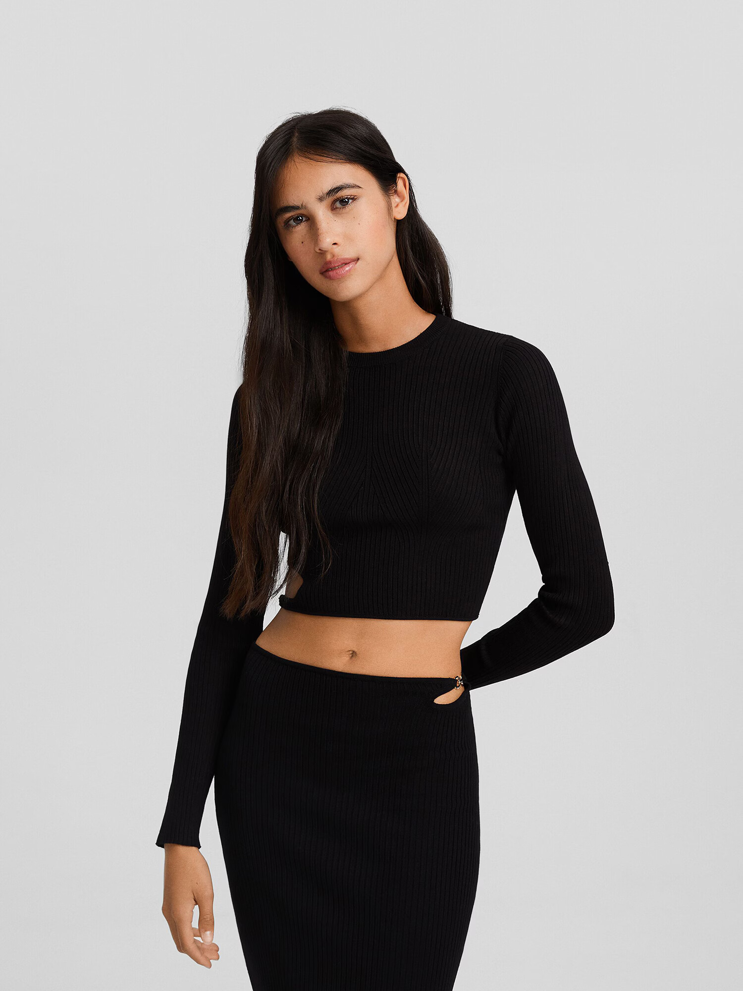 Bershka Pulover negru - Pled.ro