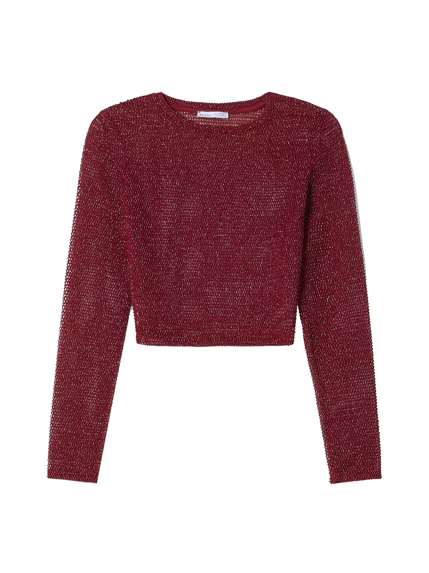 Bershka Pulover roșu burgundy - Pled.ro