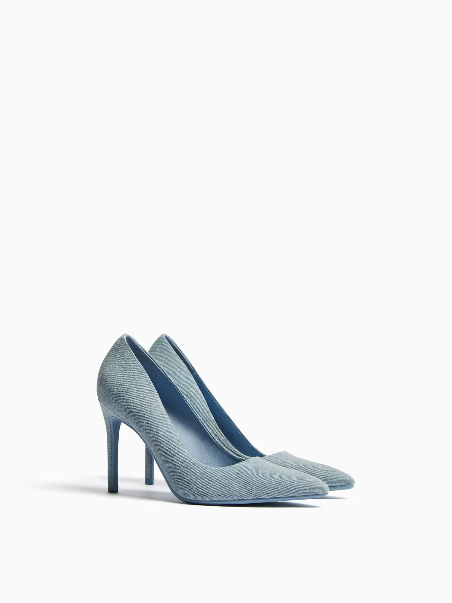 Bershka Pumps albastru deschis - Pled.ro