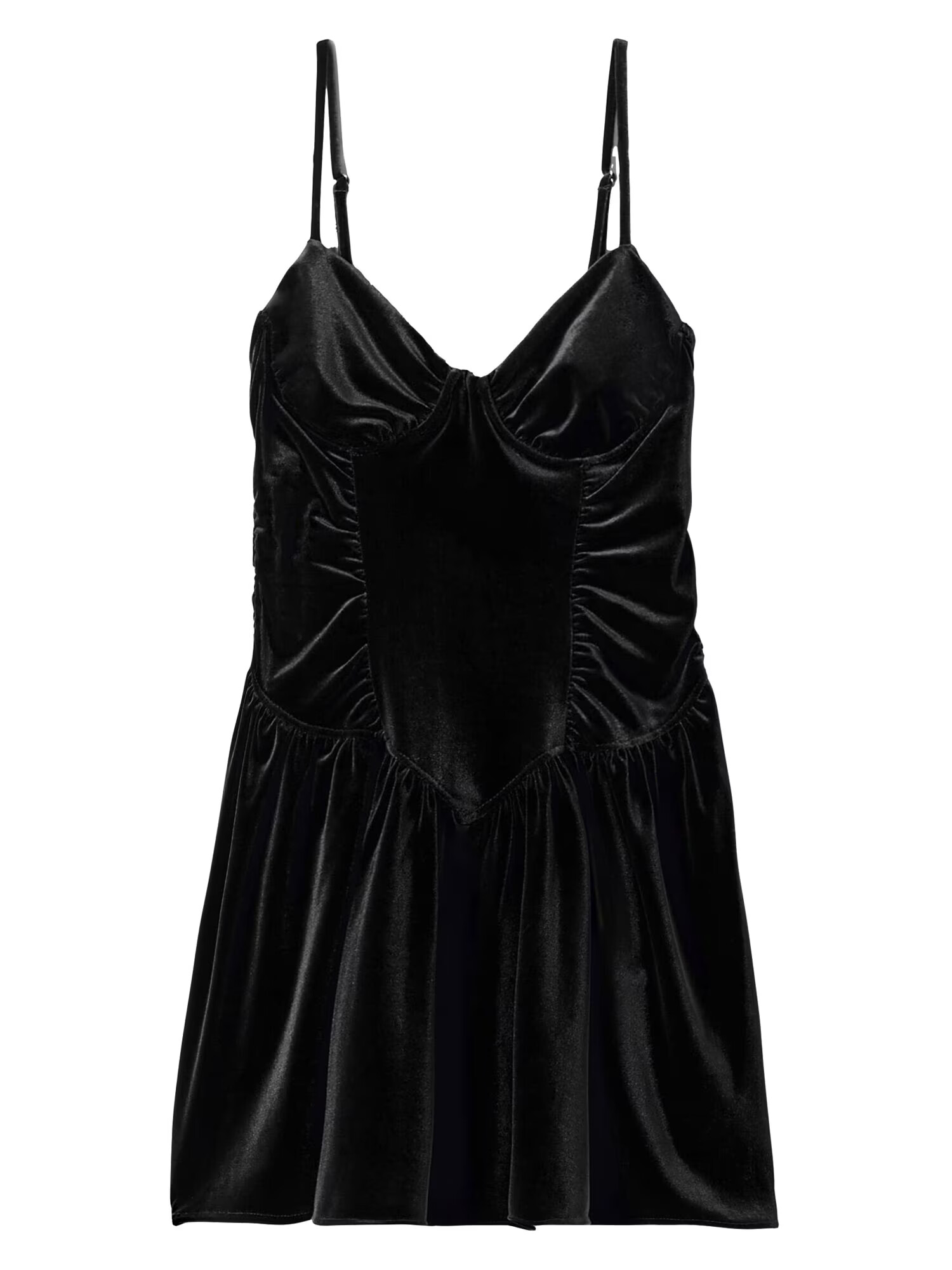 Bershka Rochie de cocktail negru - Pled.ro