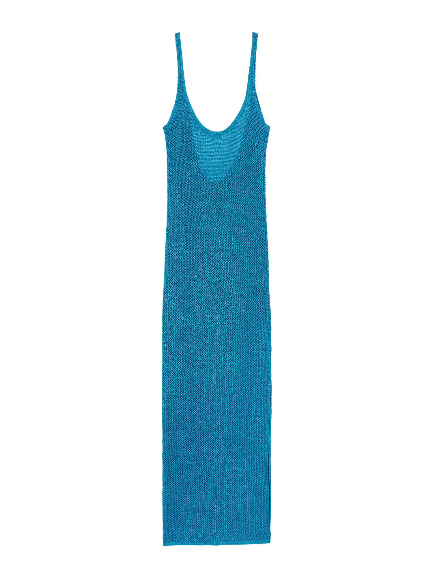 Bershka Rochie de plaja cyan - Pled.ro