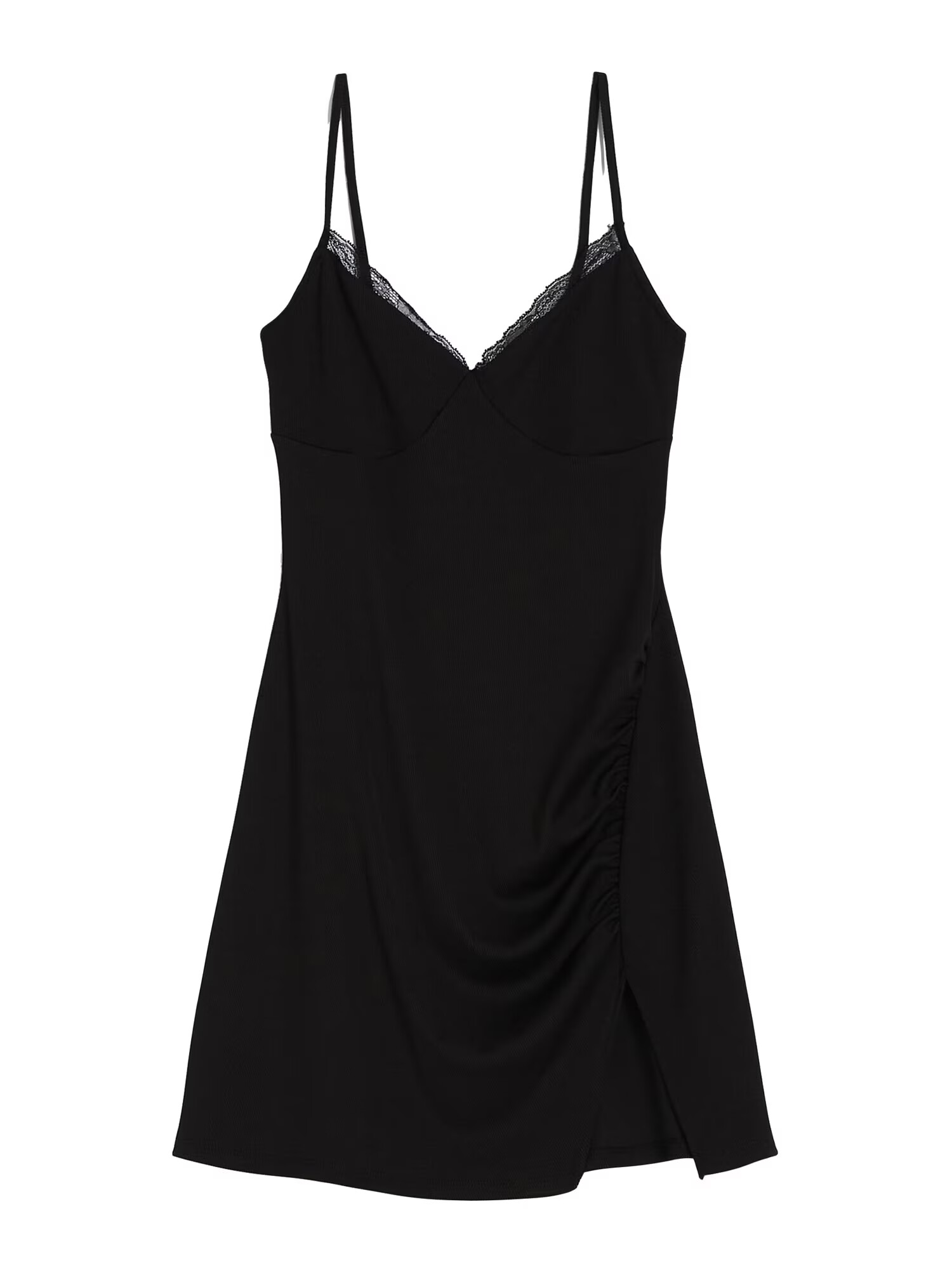 Bershka Rochie de vară negru - Pled.ro