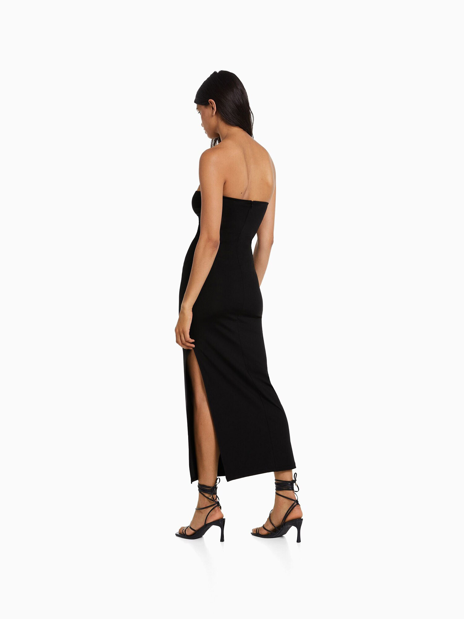 Bershka Rochie de vară negru - Pled.ro