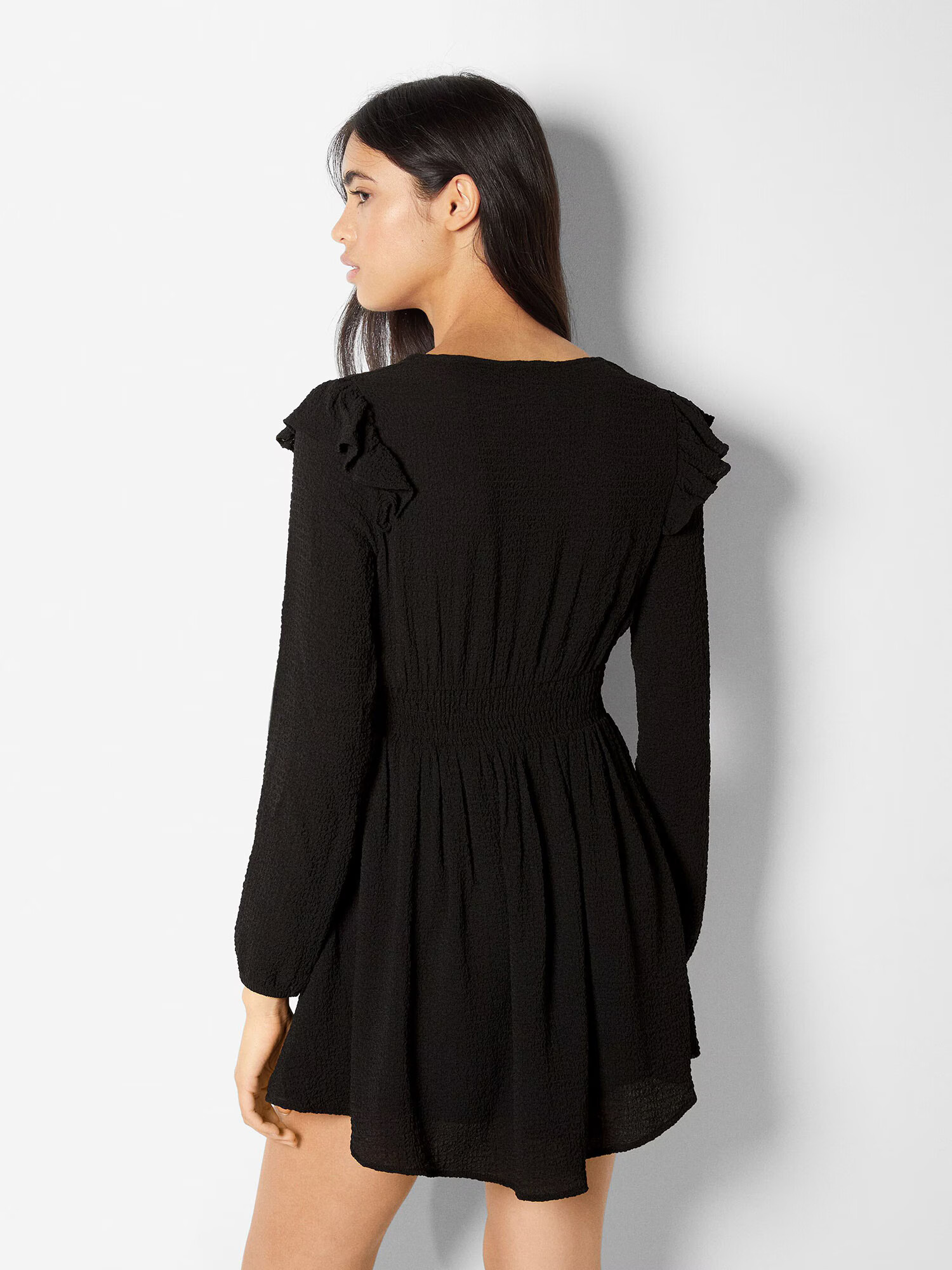 Bershka Rochie negru - Pled.ro