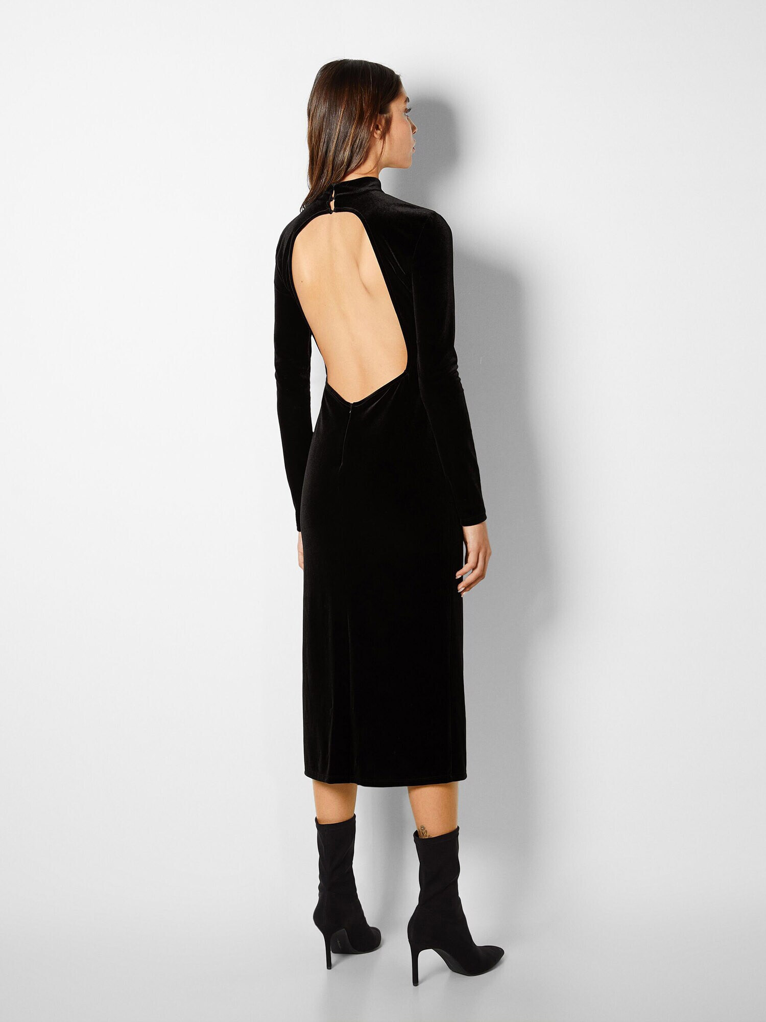 Bershka Rochie negru - Pled.ro