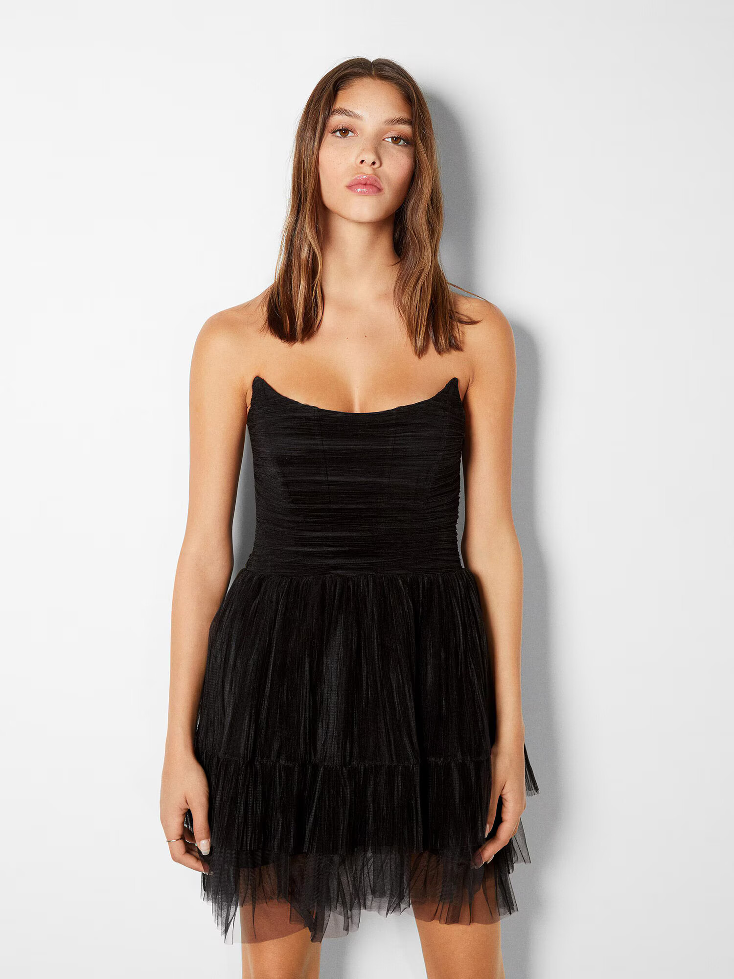 Bershka Rochie negru - Pled.ro