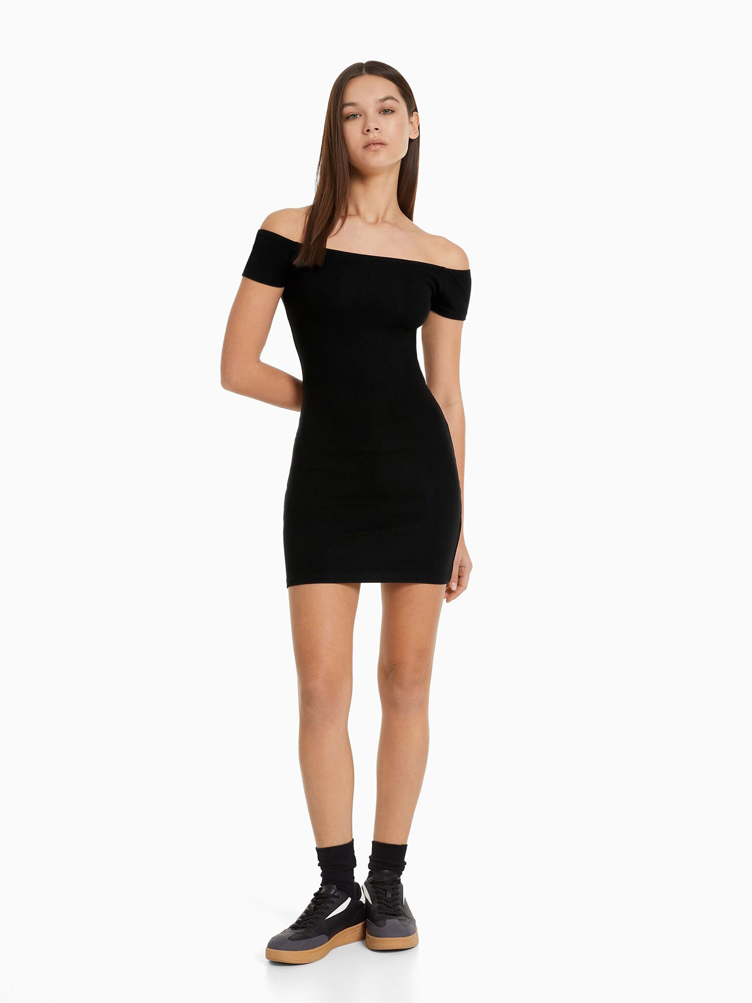 Bershka Rochie negru - Pled.ro