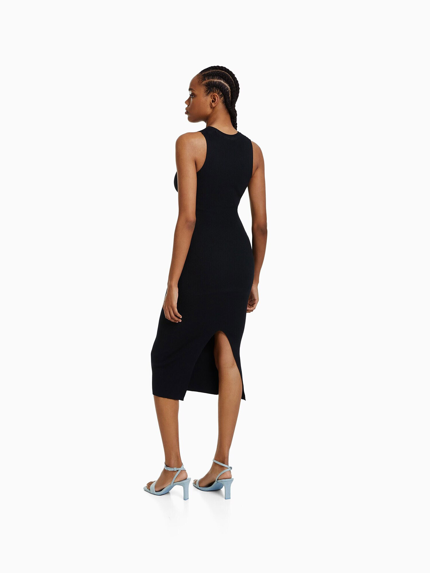 Bershka Rochie negru - Pled.ro