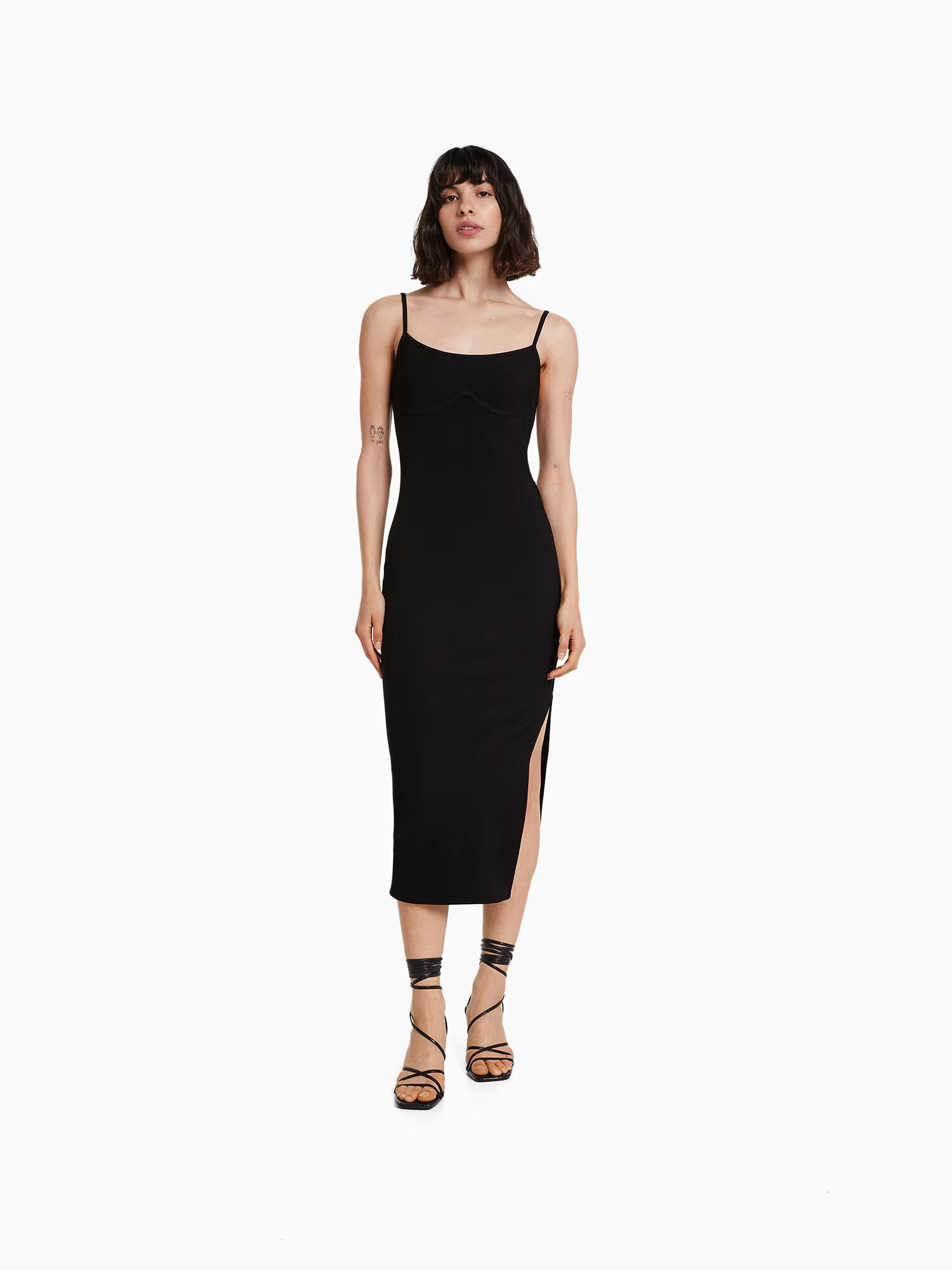 Bershka Rochie negru - Pled.ro