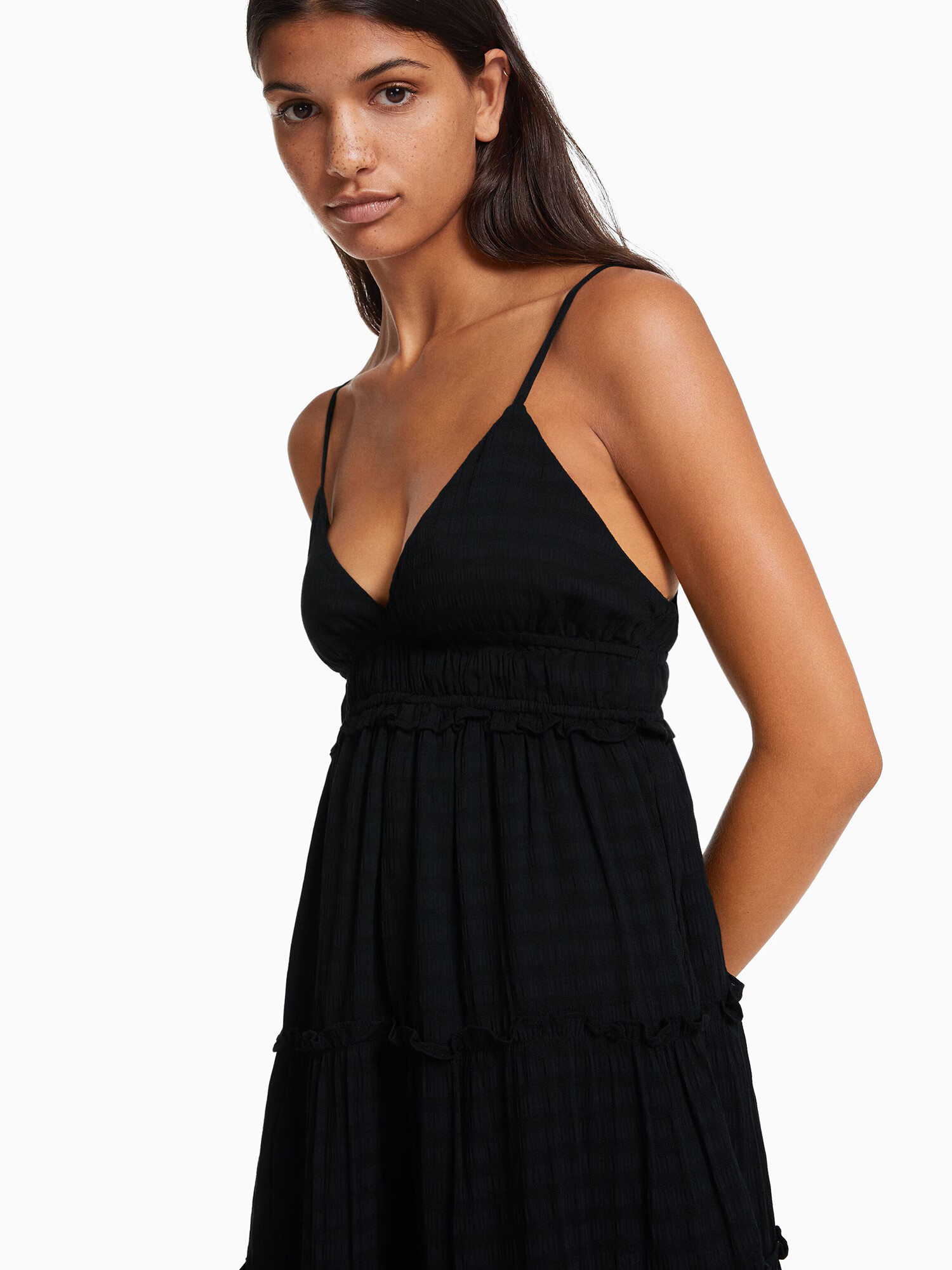 Bershka Rochie negru - Pled.ro