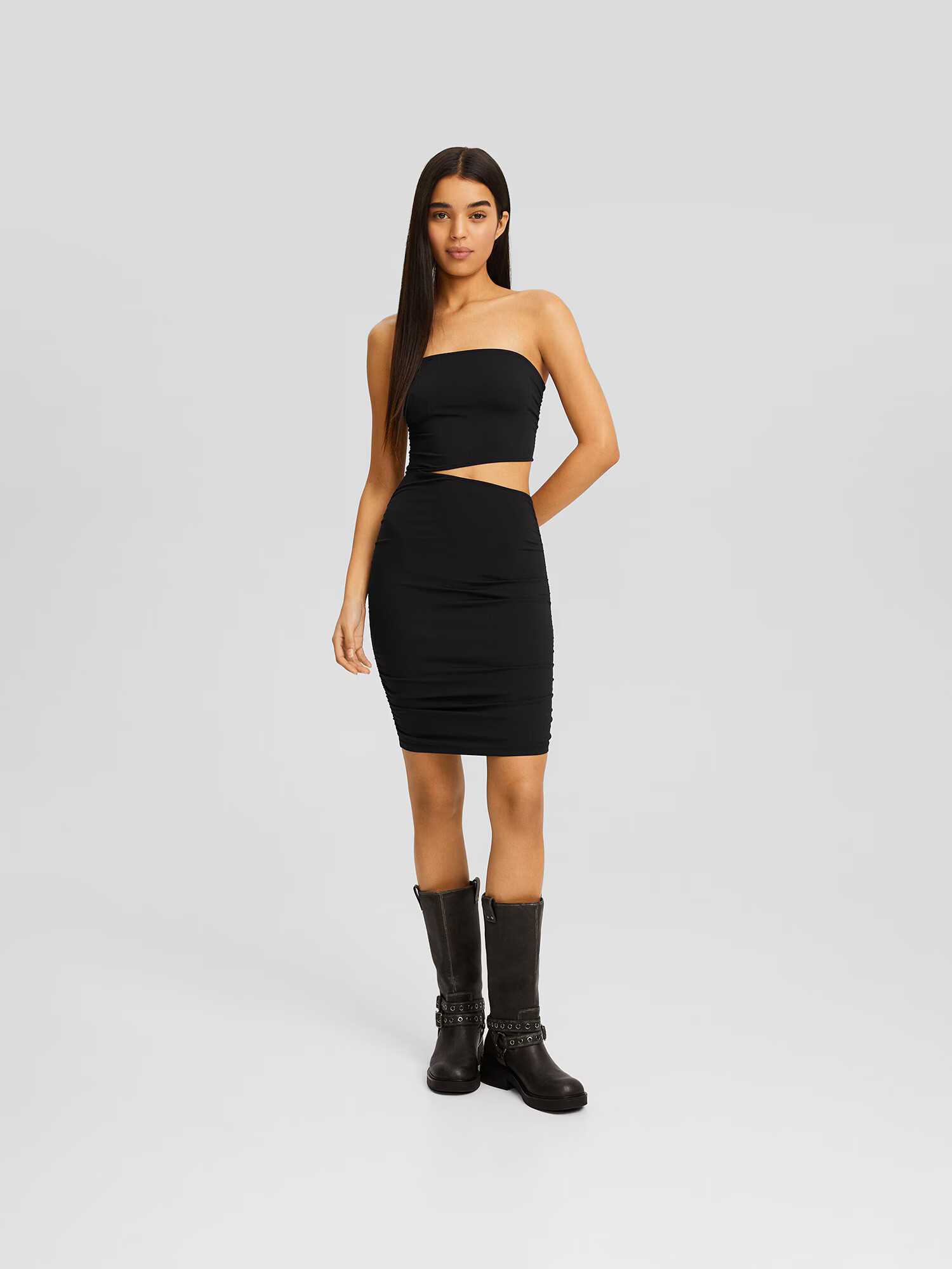 Bershka Rochie negru - Pled.ro