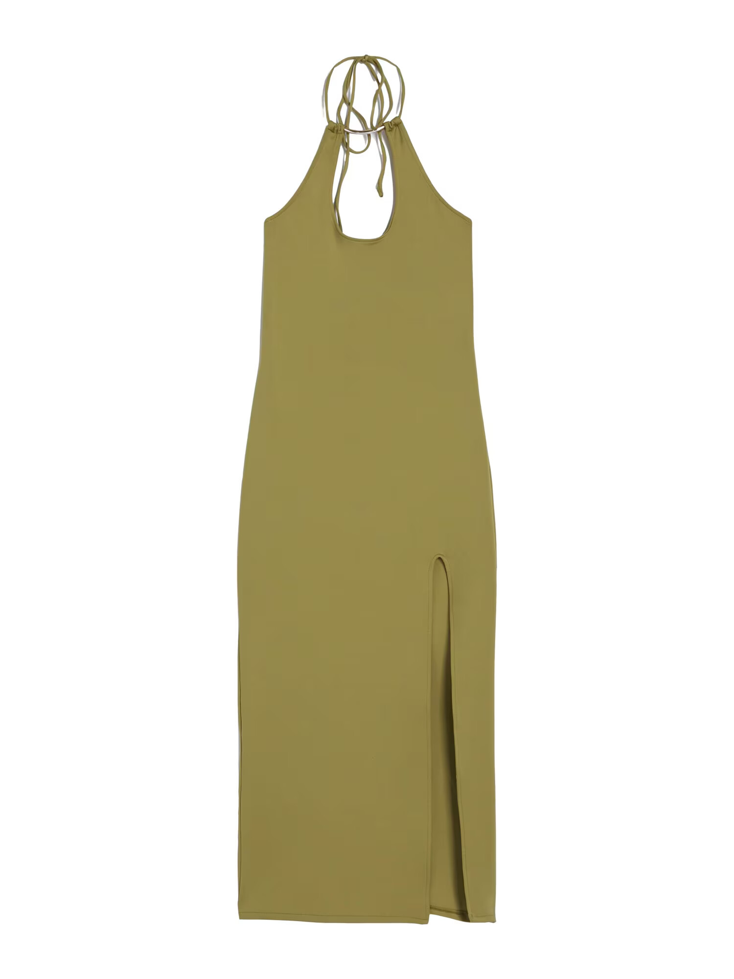 Bershka Rochie oliv - Pled.ro