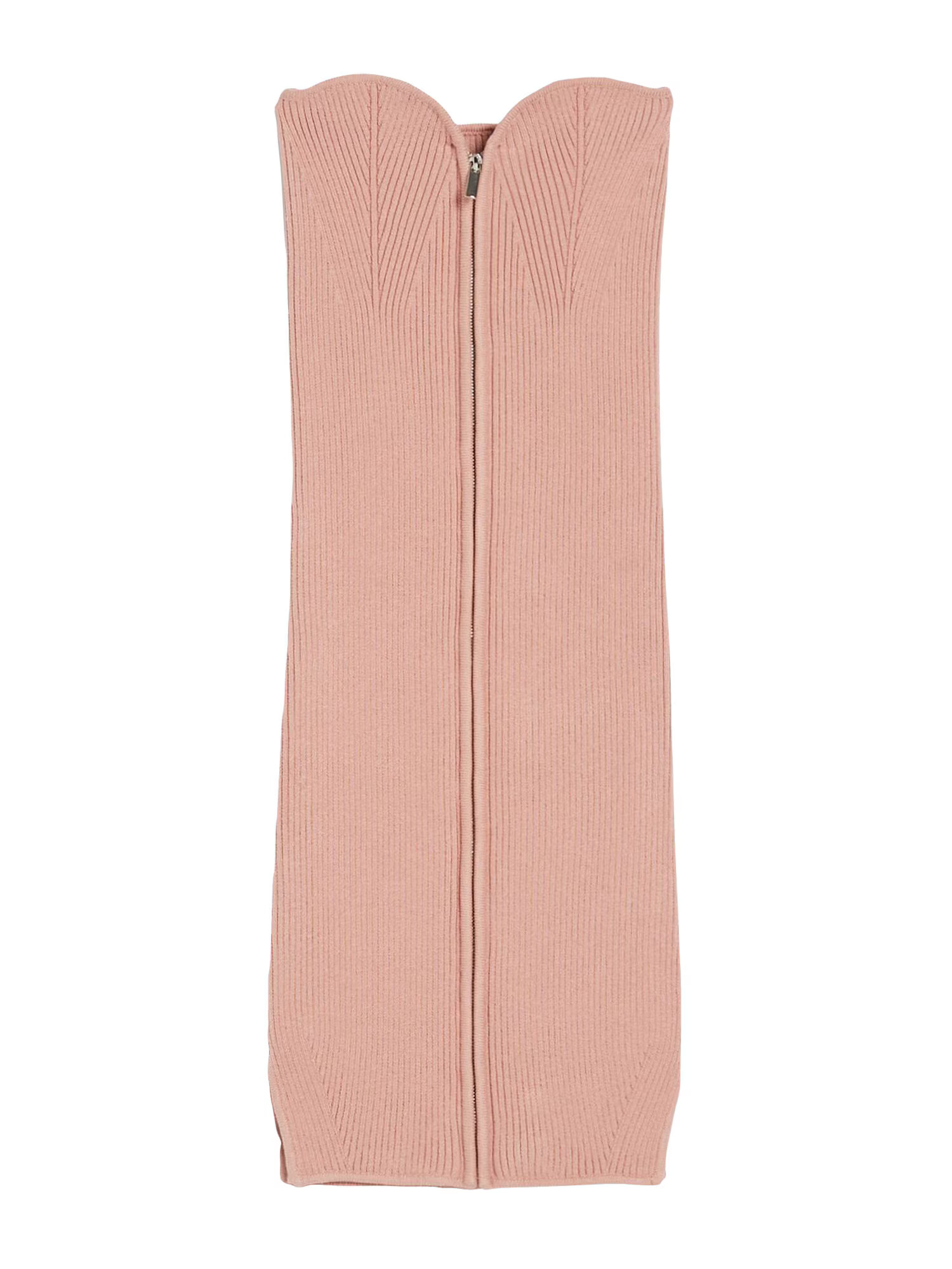 Bershka Rochie tricotat roz pastel - Pled.ro