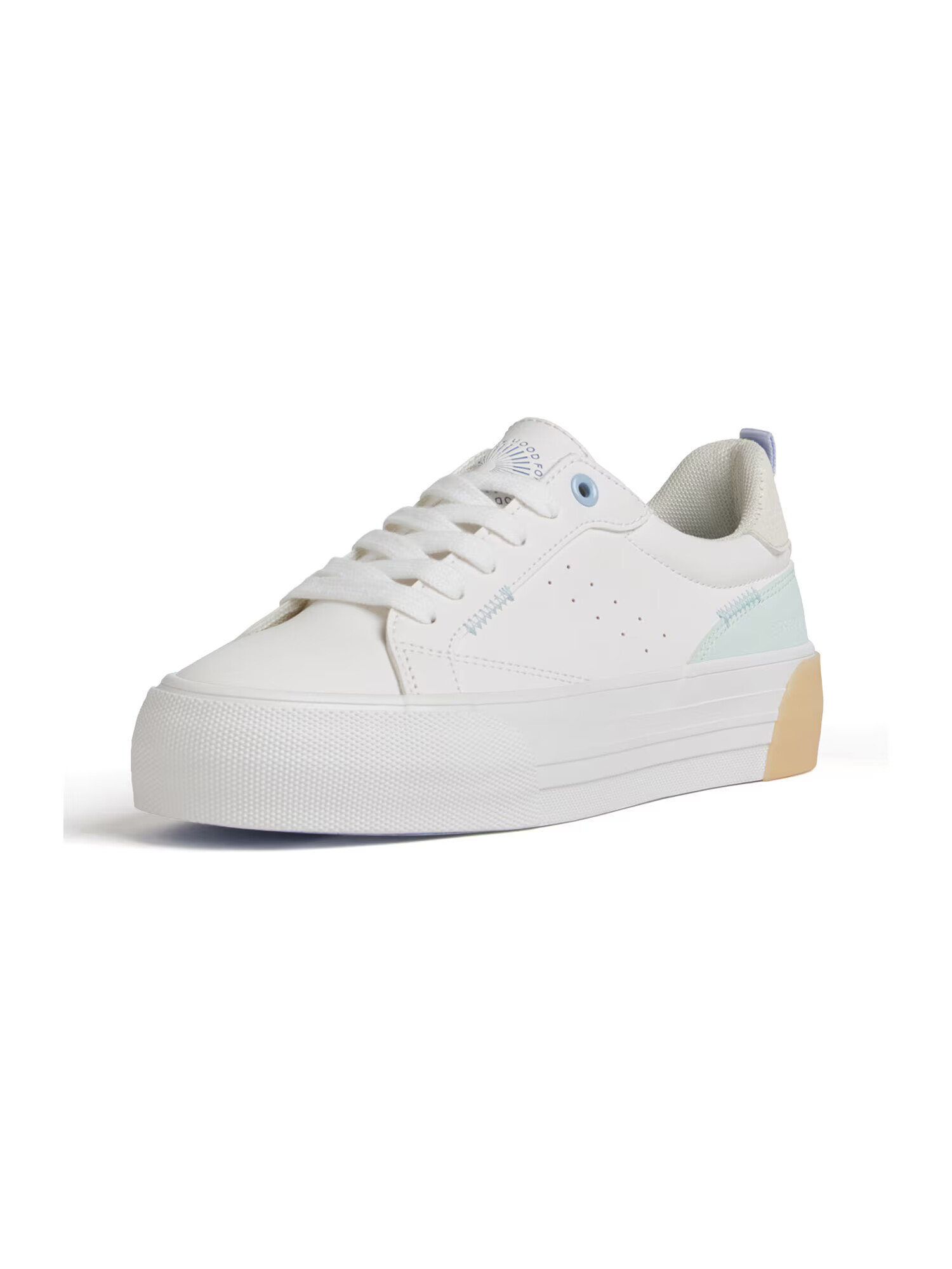 Bershka Sneaker low alb - Pled.ro