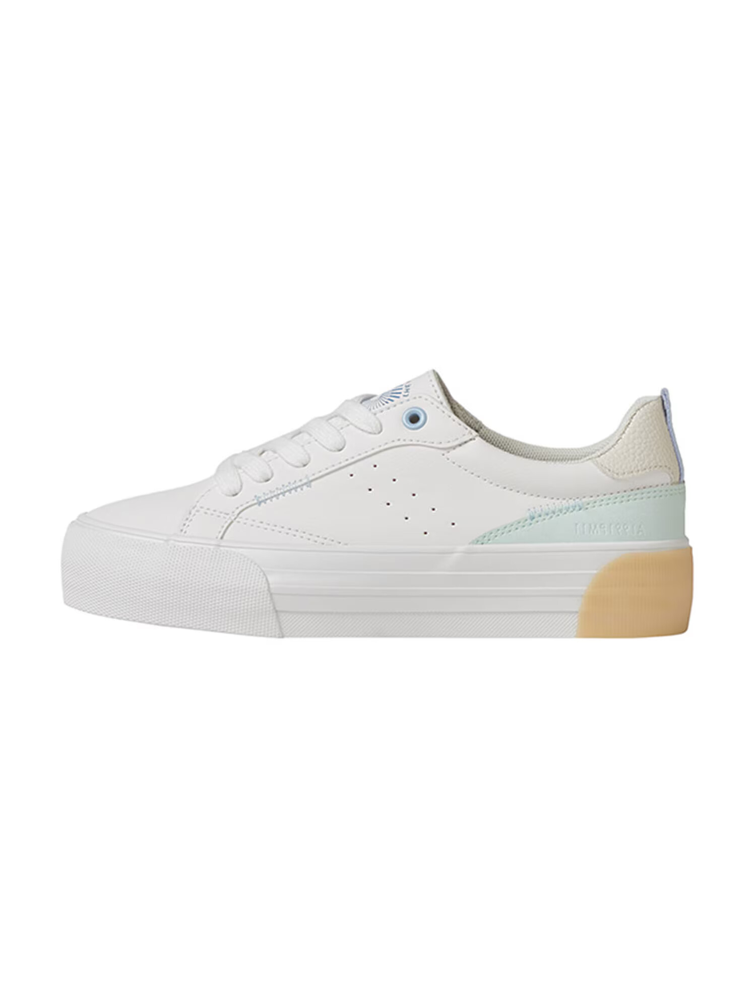 Bershka Sneaker low alb - Pled.ro