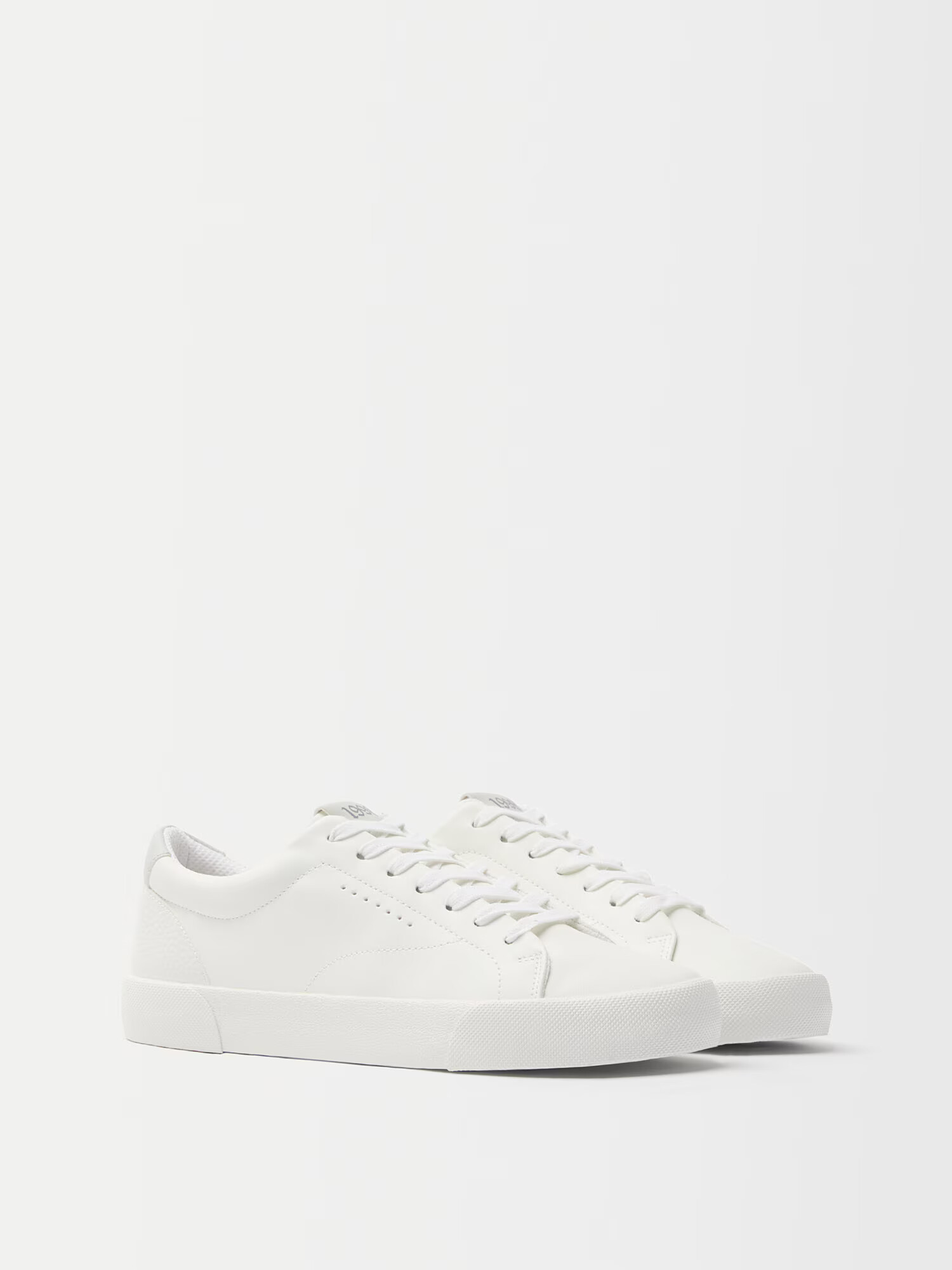 Bershka Sneaker low alb - Pled.ro