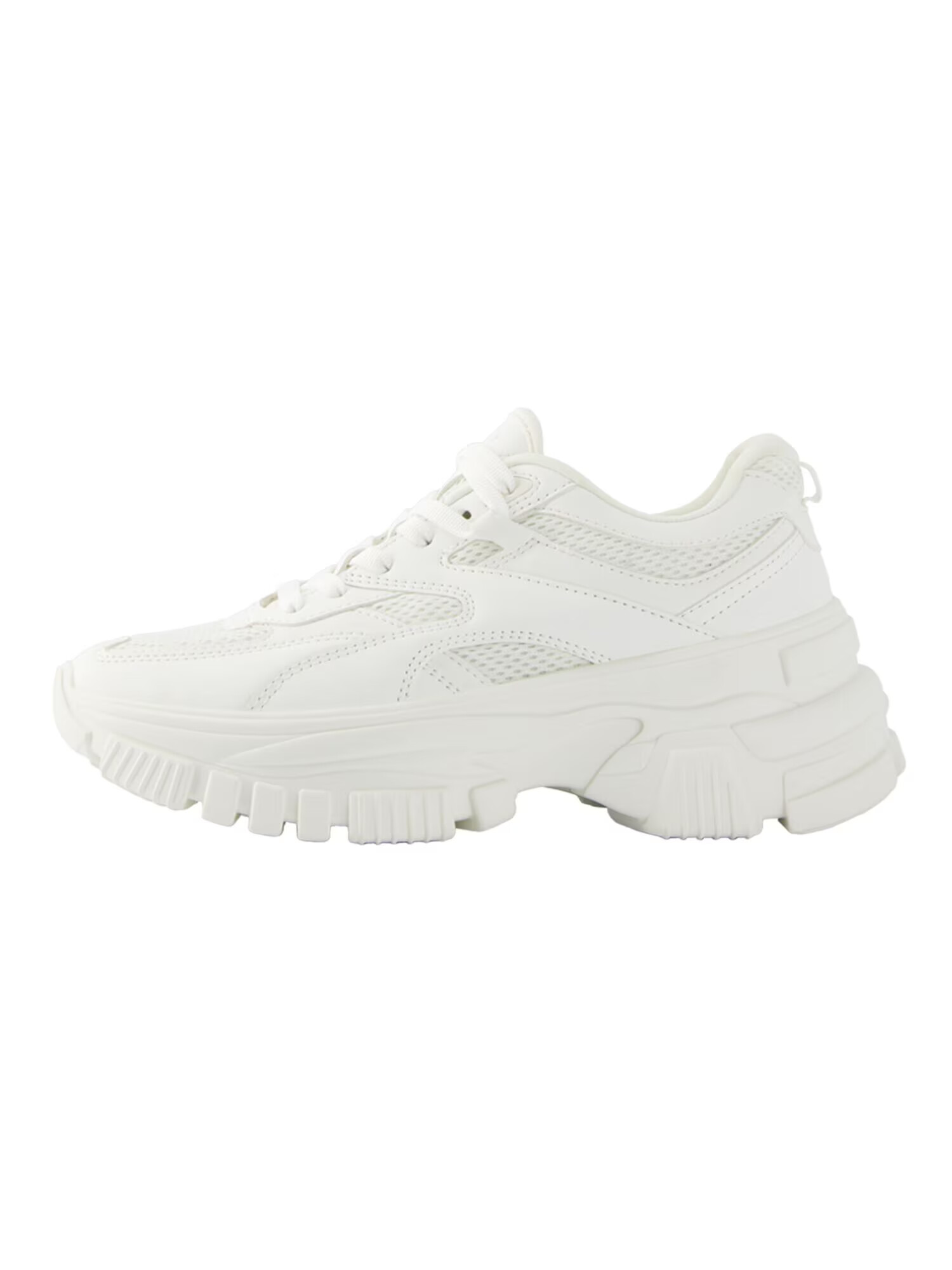 Bershka Sneaker low alb - Pled.ro