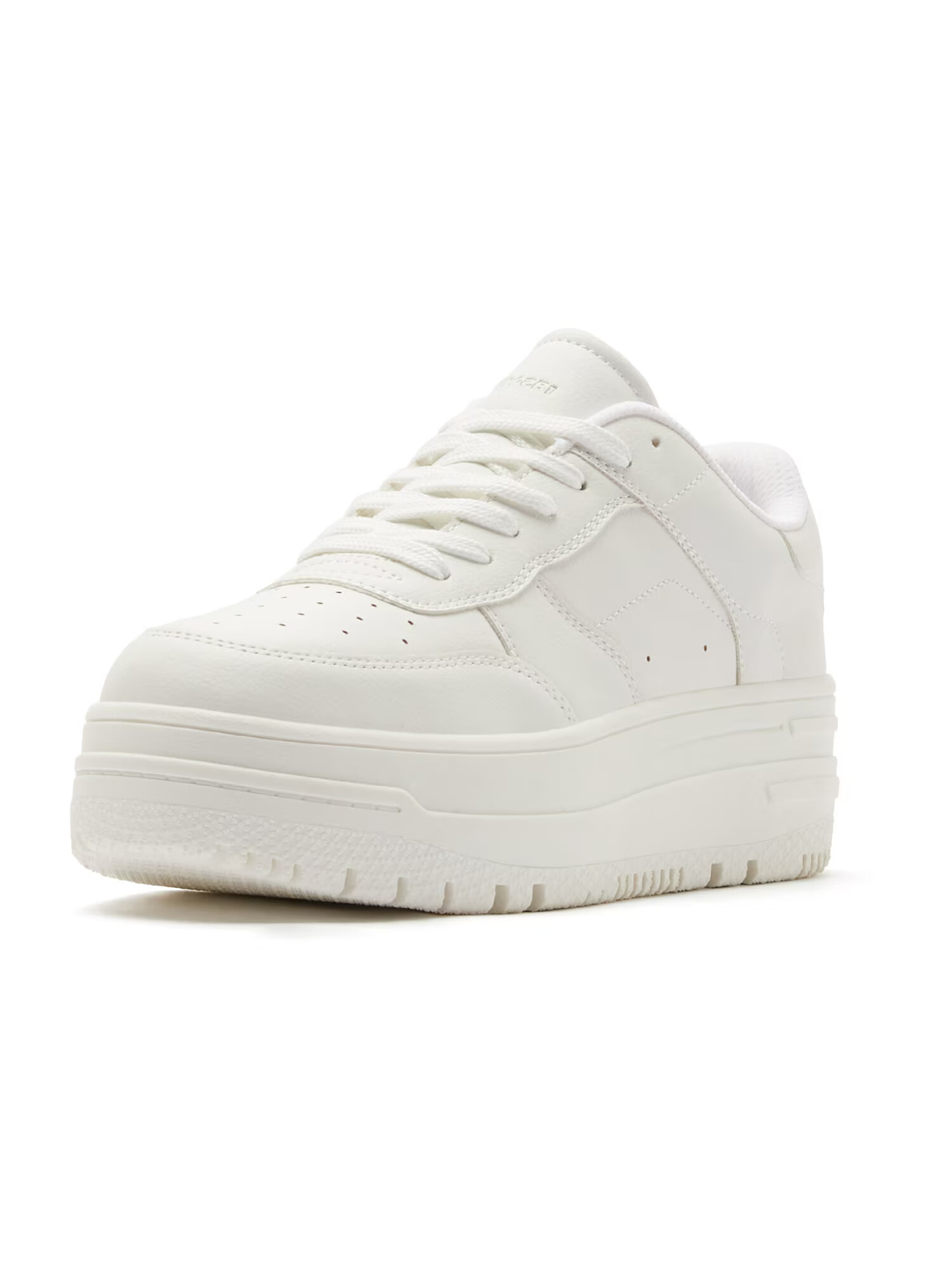 Bershka Sneaker low alb - Pled.ro