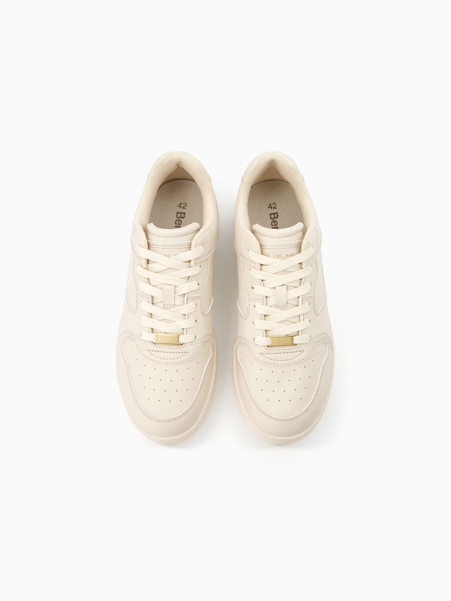 Bershka Sneaker low crem - Pled.ro