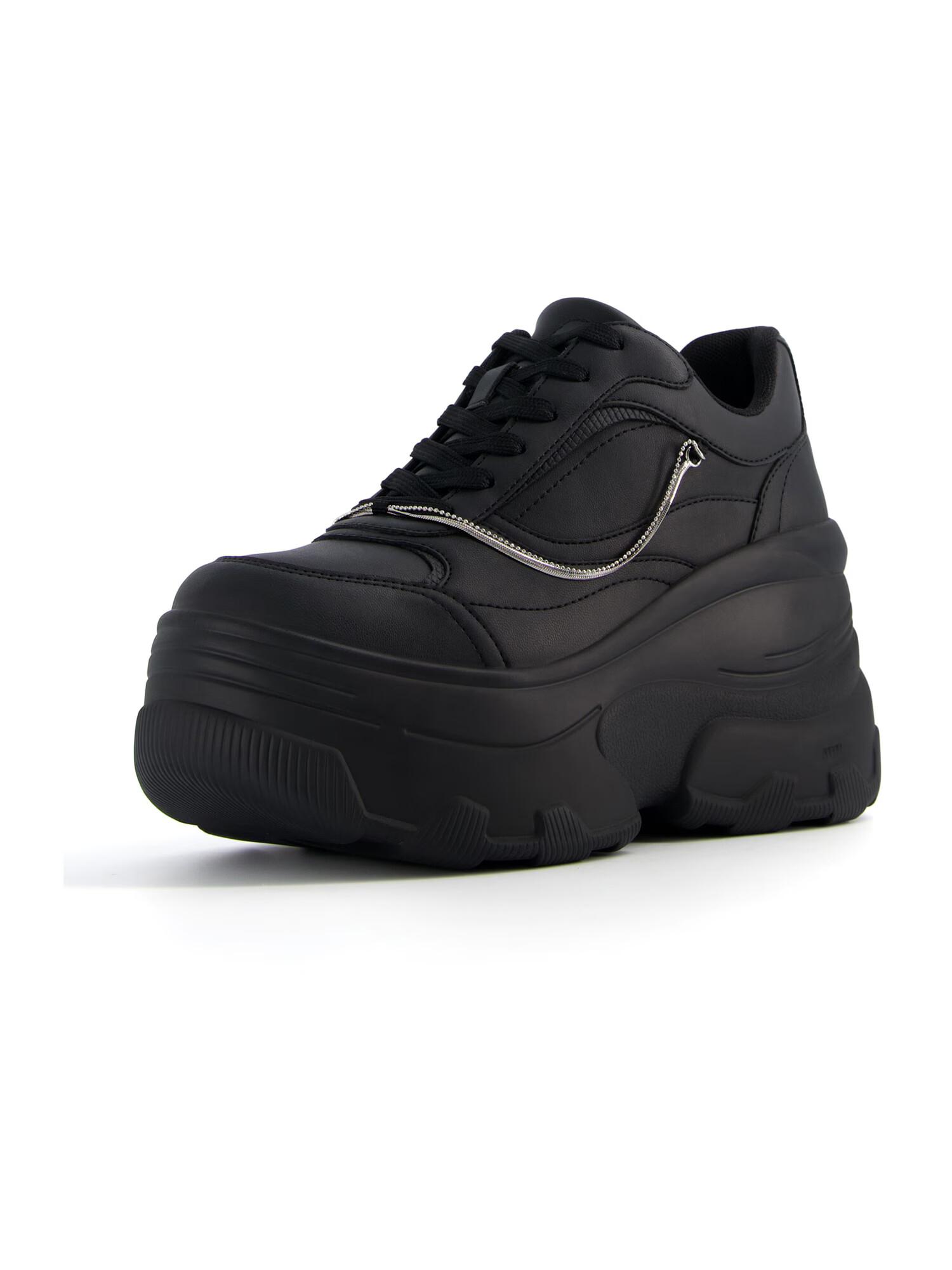 Bershka Sneaker low negru - Pled.ro