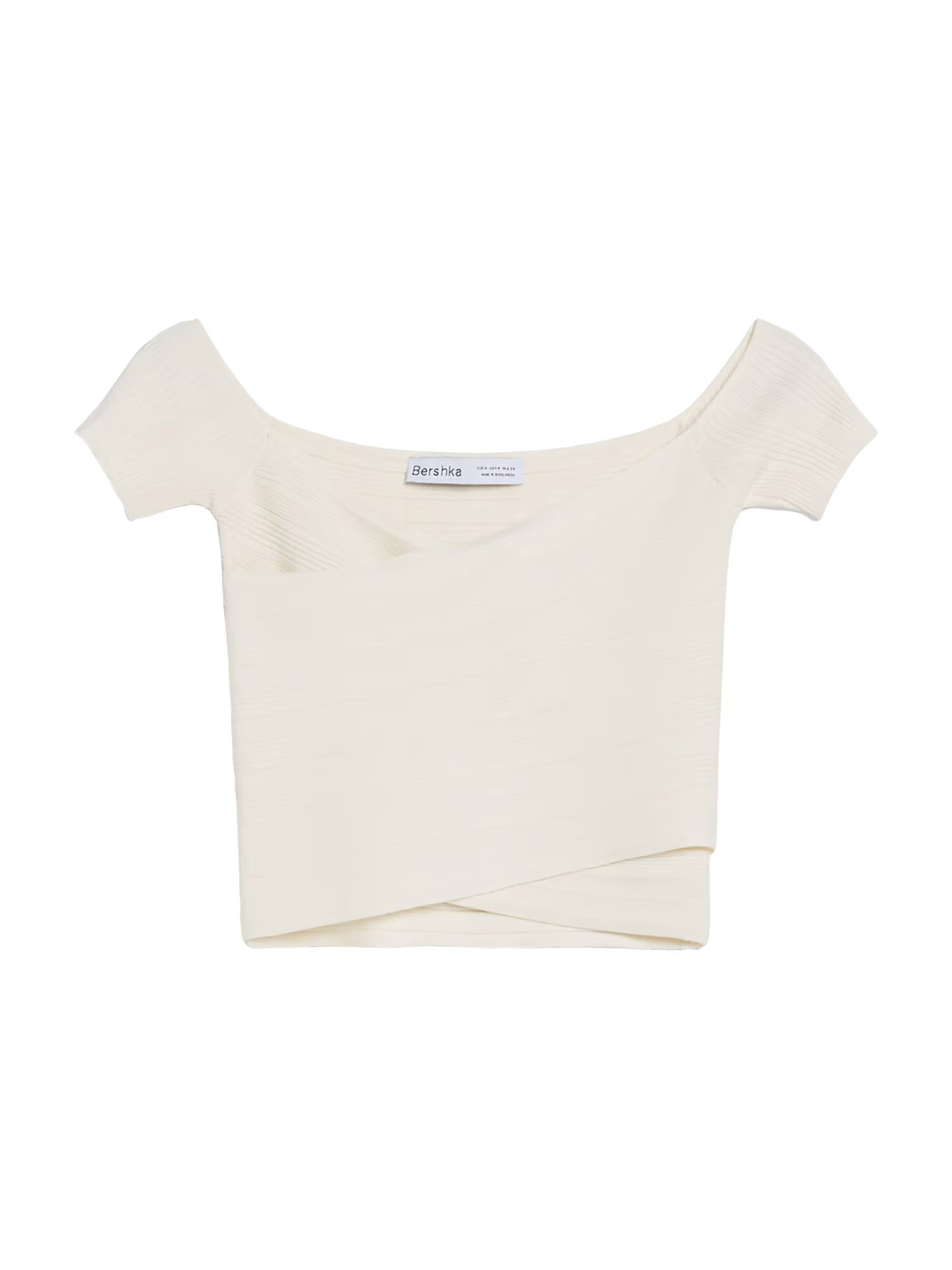 Bershka Top ecru - Pled.ro