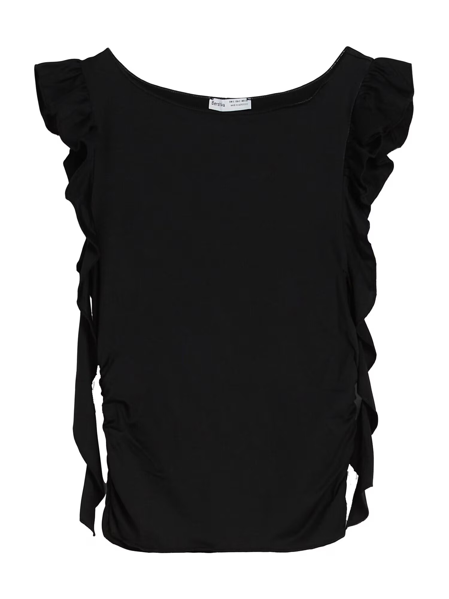 Bershka Top negru - Pled.ro