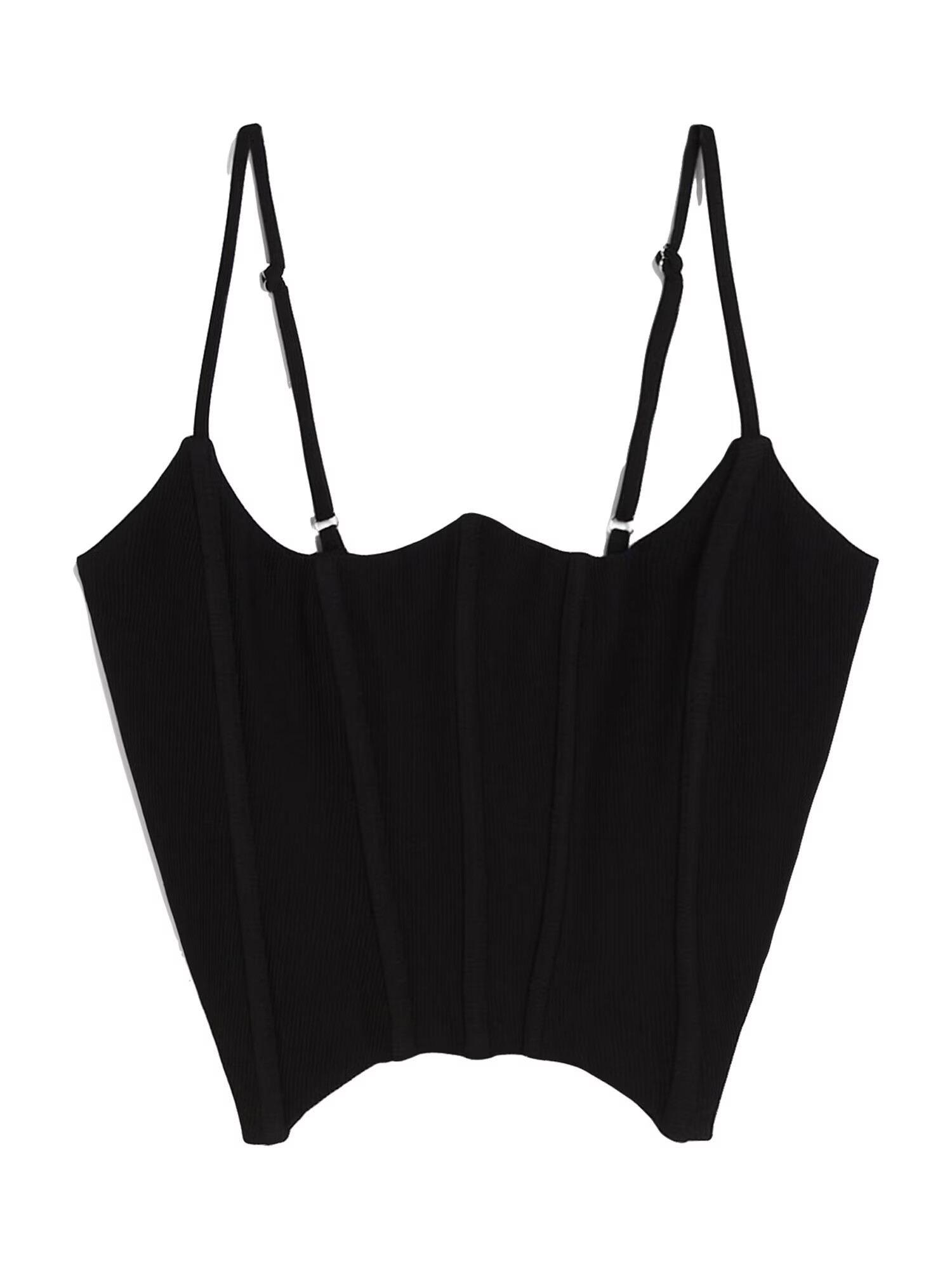 Bershka Top negru - Pled.ro