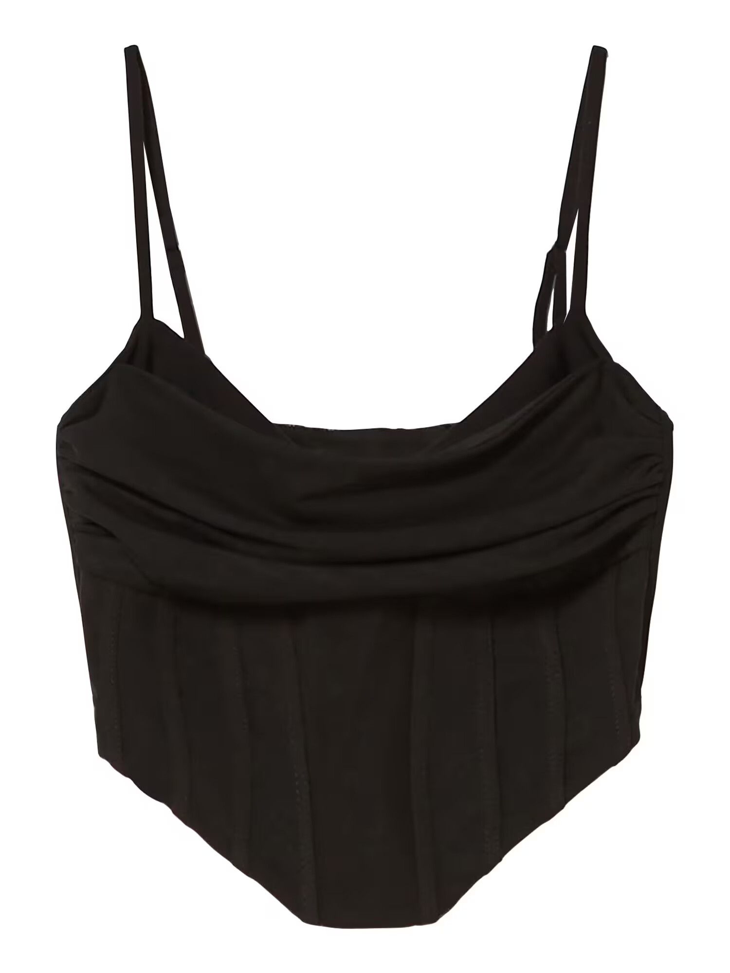 Bershka Top negru - Pled.ro