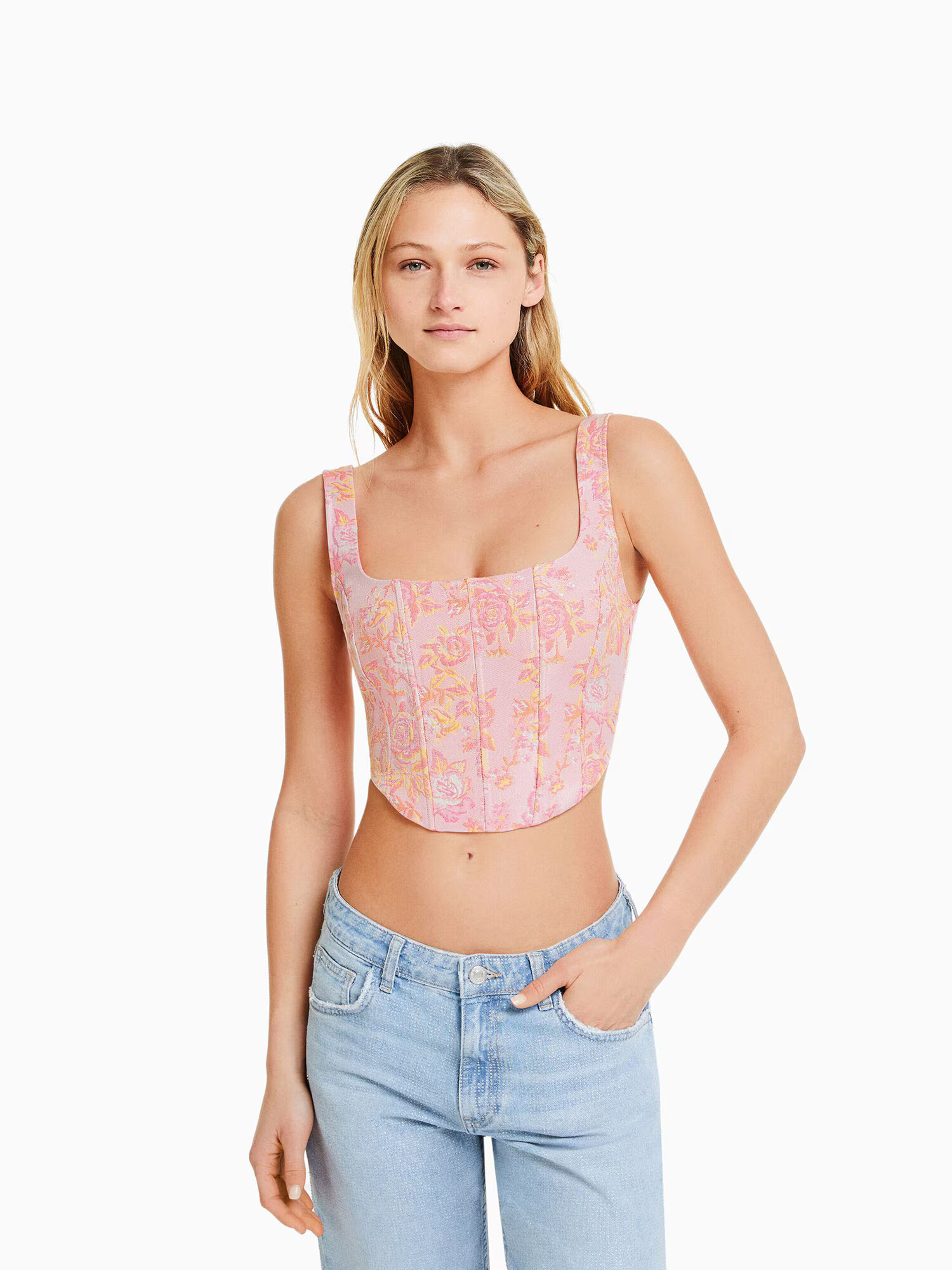 Bershka Top roz - Pled.ro