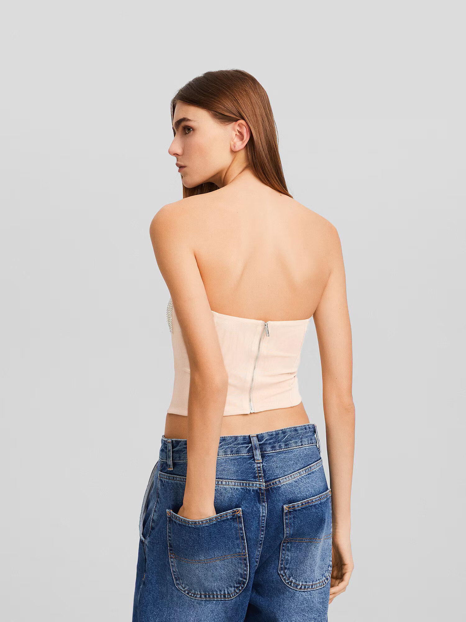 Bershka Top roz - Pled.ro