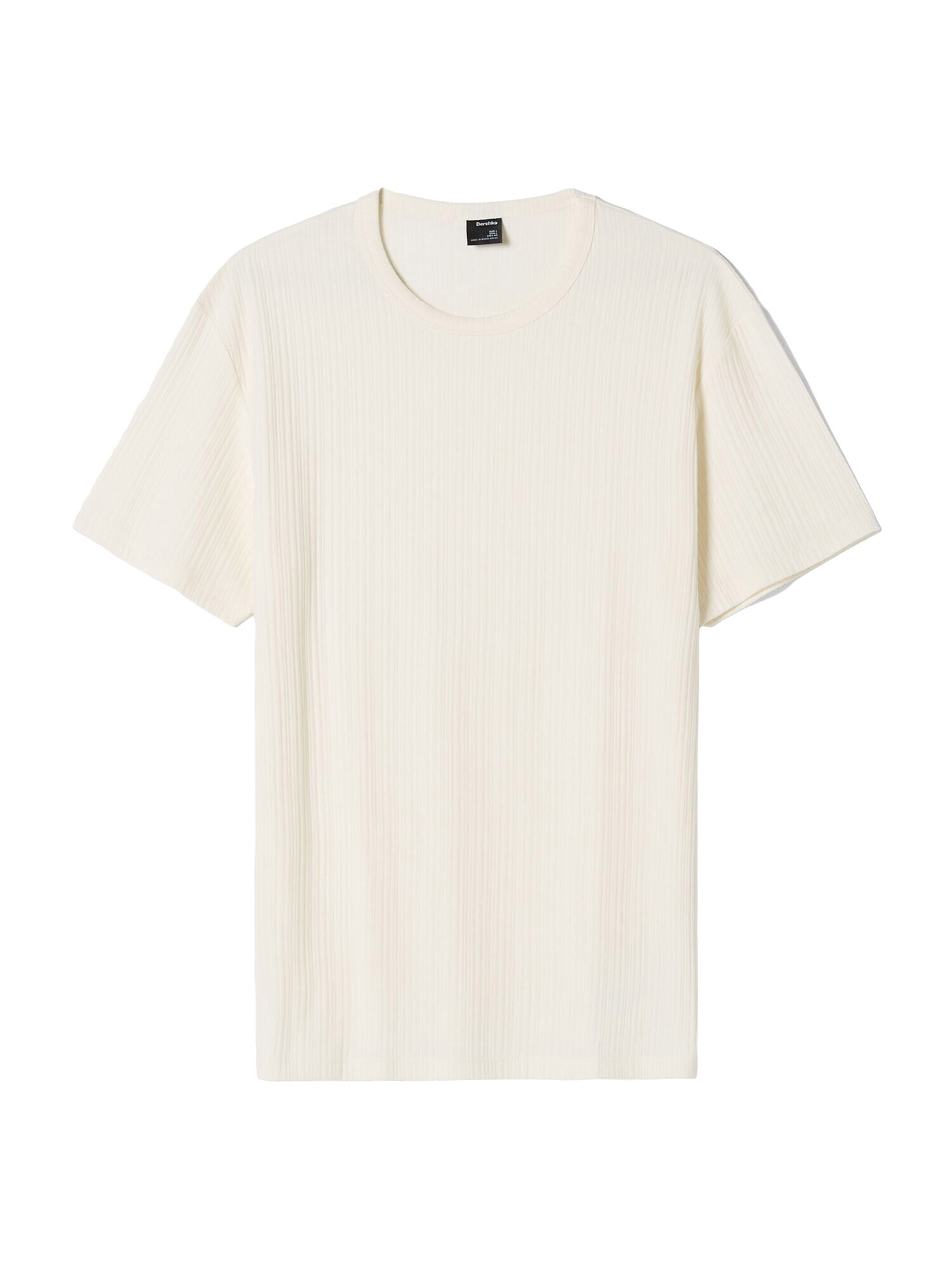 Bershka Tricou alb natural - Pled.ro