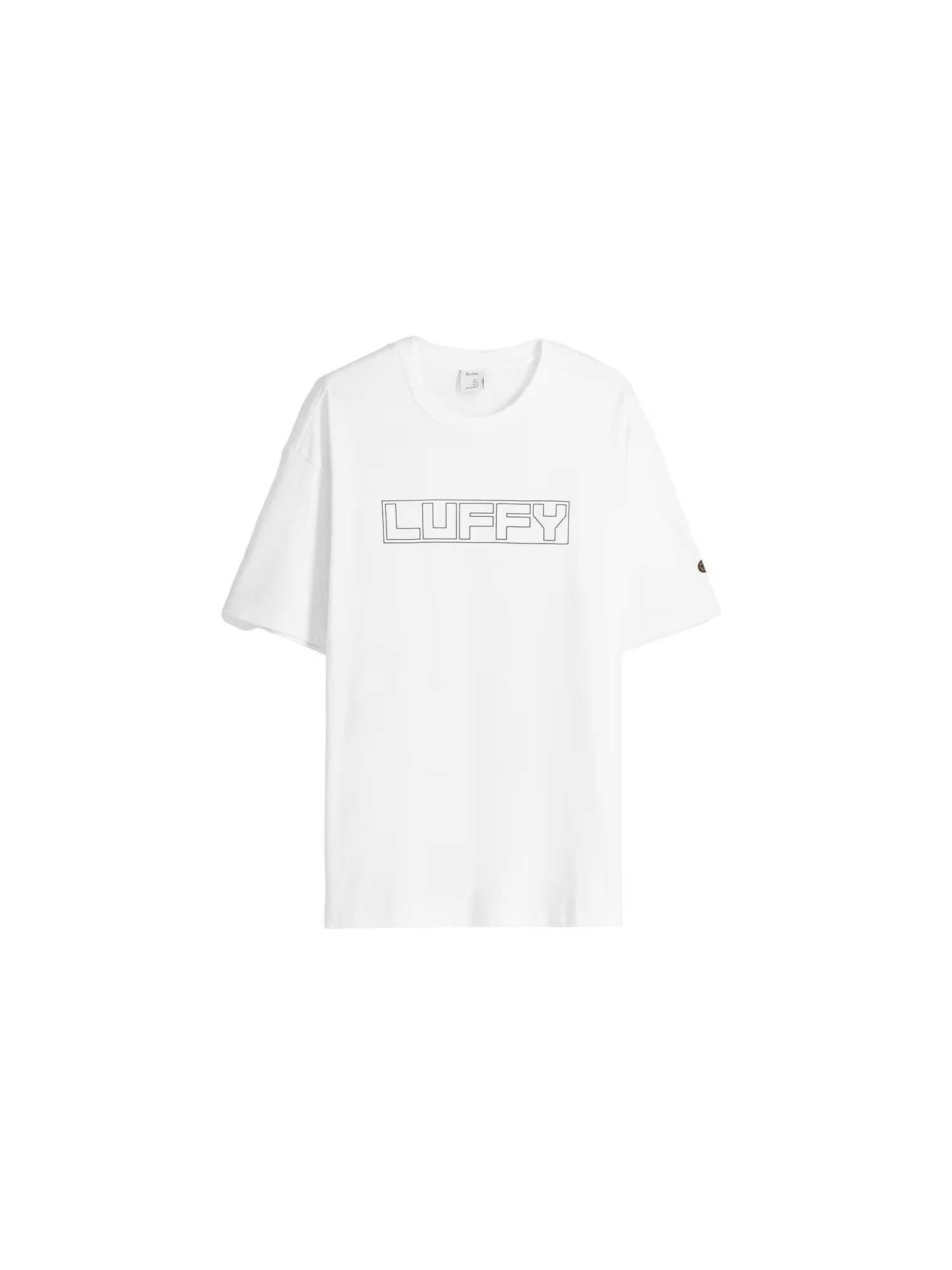 Bershka Tricou bej / roșu / negru / alb - Pled.ro