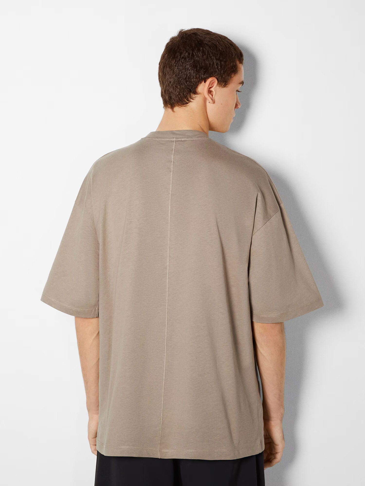 Bershka Tricou grej - Pled.ro