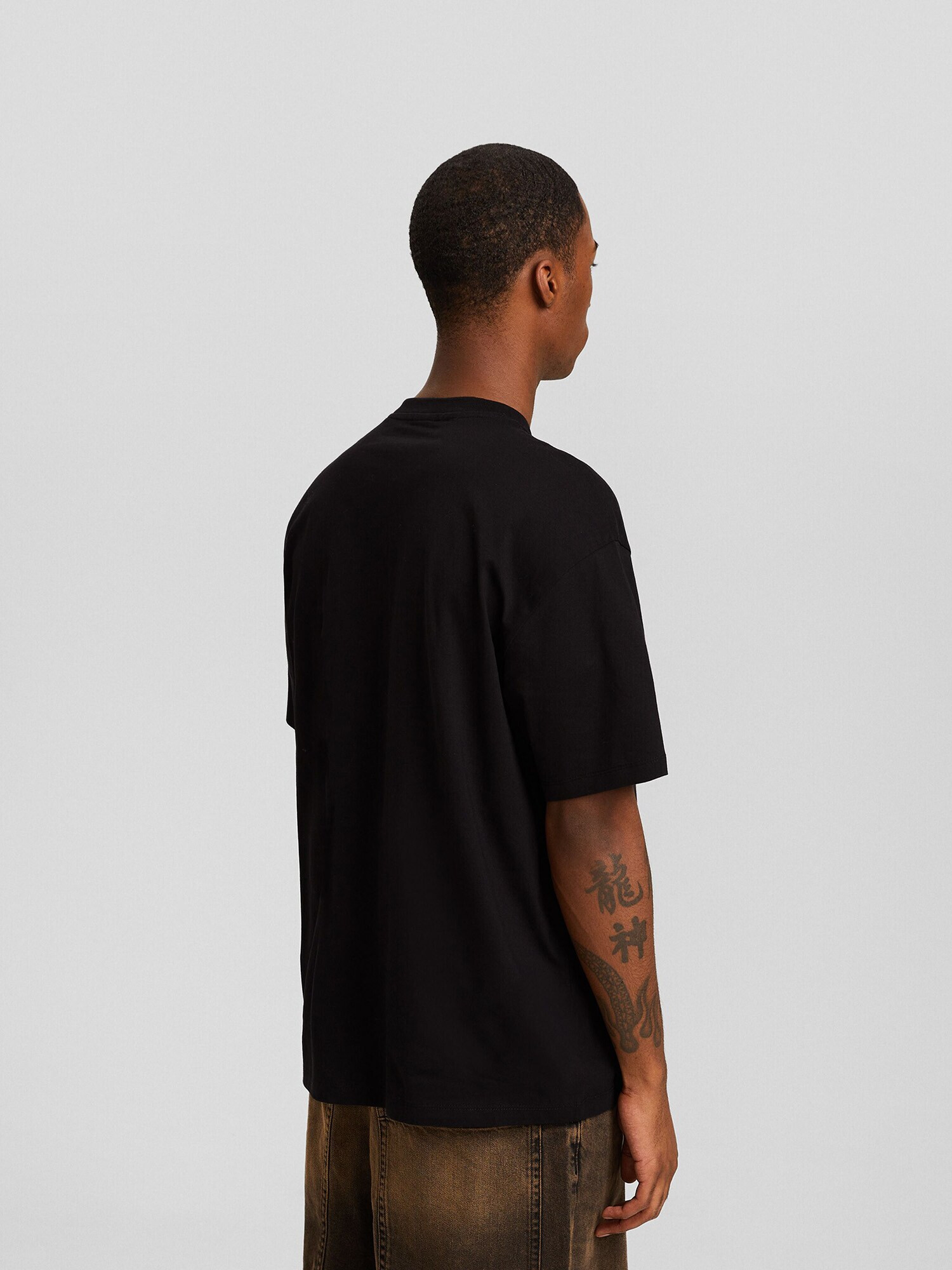 Bershka Tricou mai multe culori / negru - Pled.ro