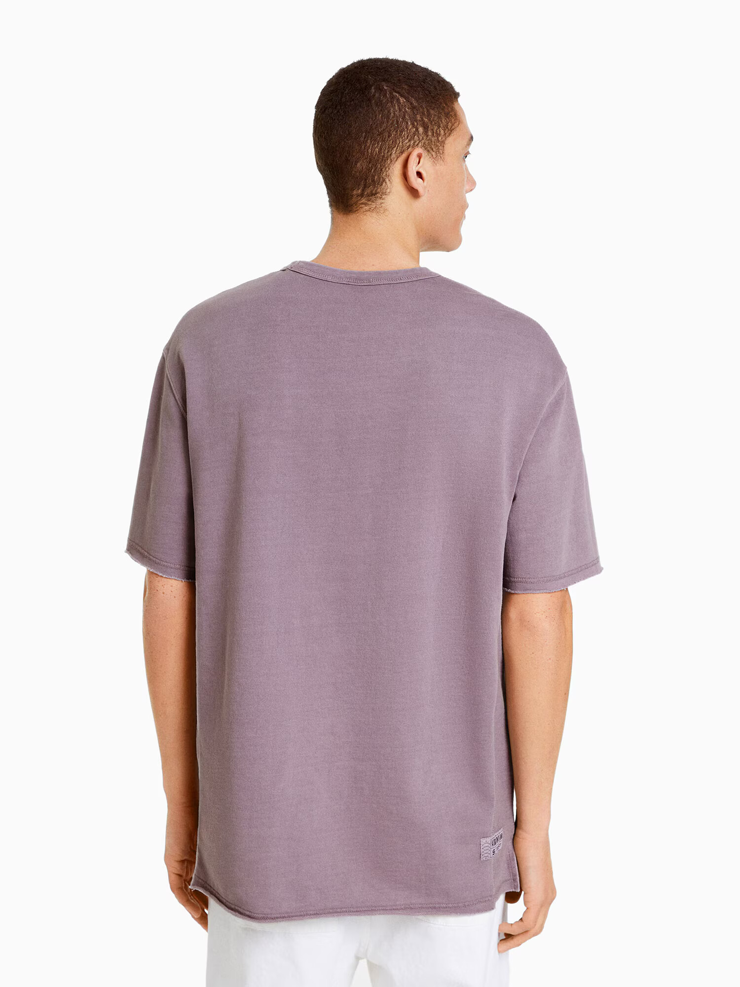 Bershka Tricou mauve - Pled.ro