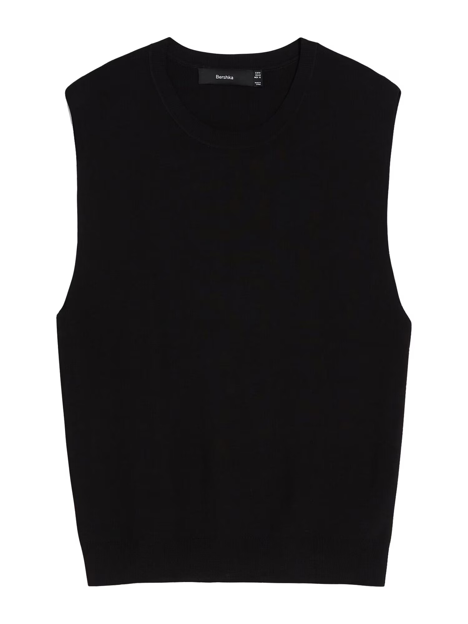 Bershka Tricou negru - Pled.ro