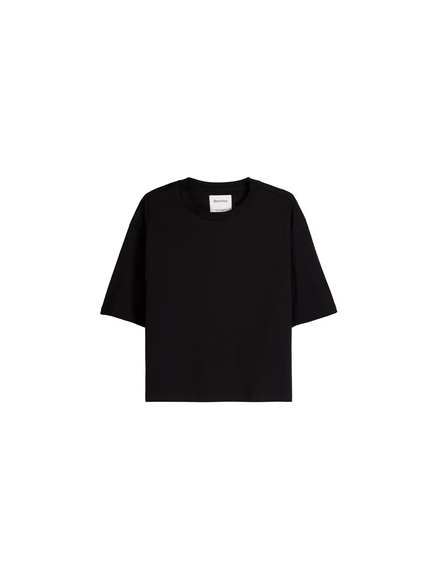 Bershka Tricou negru - Pled.ro