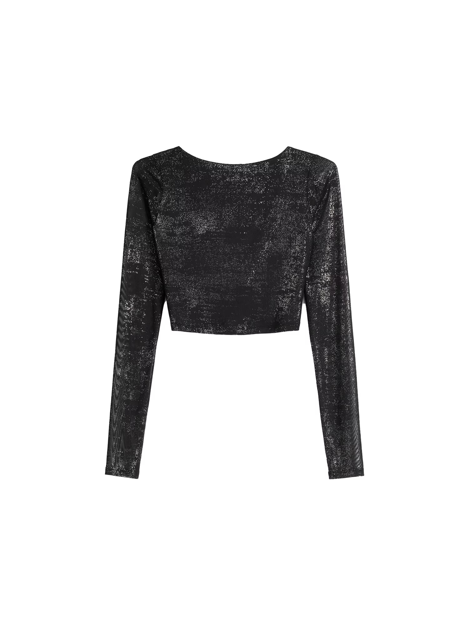 Bershka Tricou negru - Pled.ro