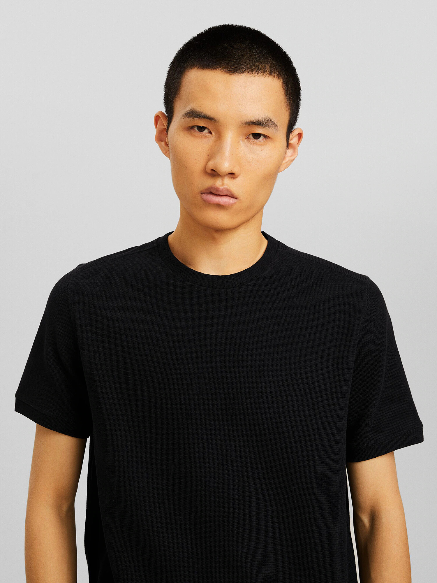 Bershka Tricou negru - Pled.ro