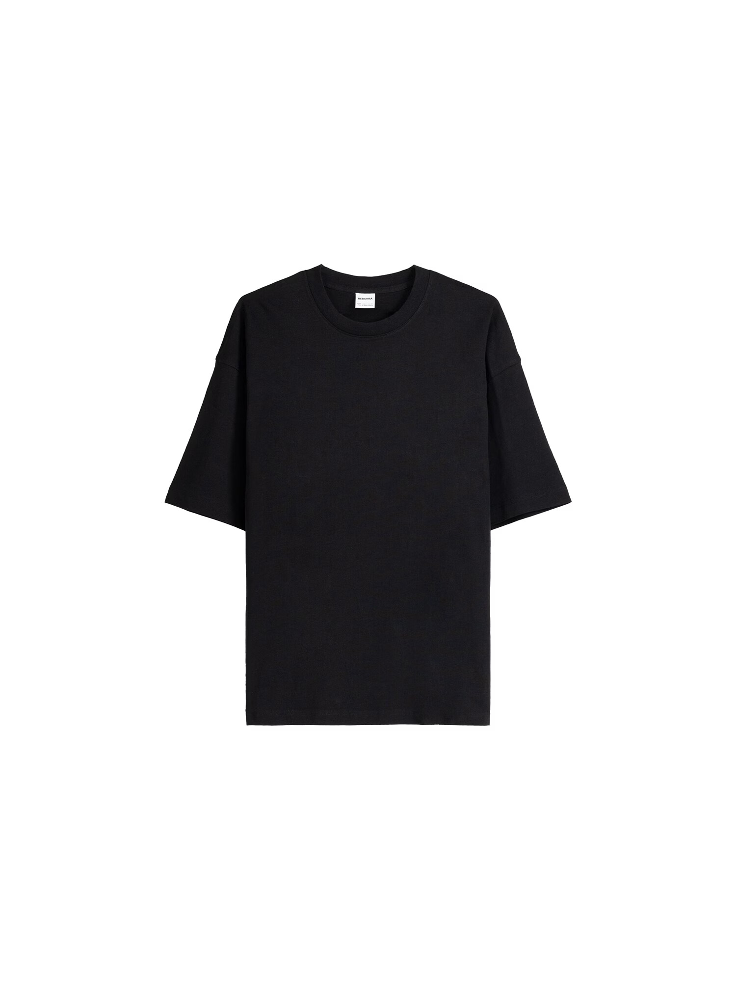 Bershka Tricou negru - Pled.ro