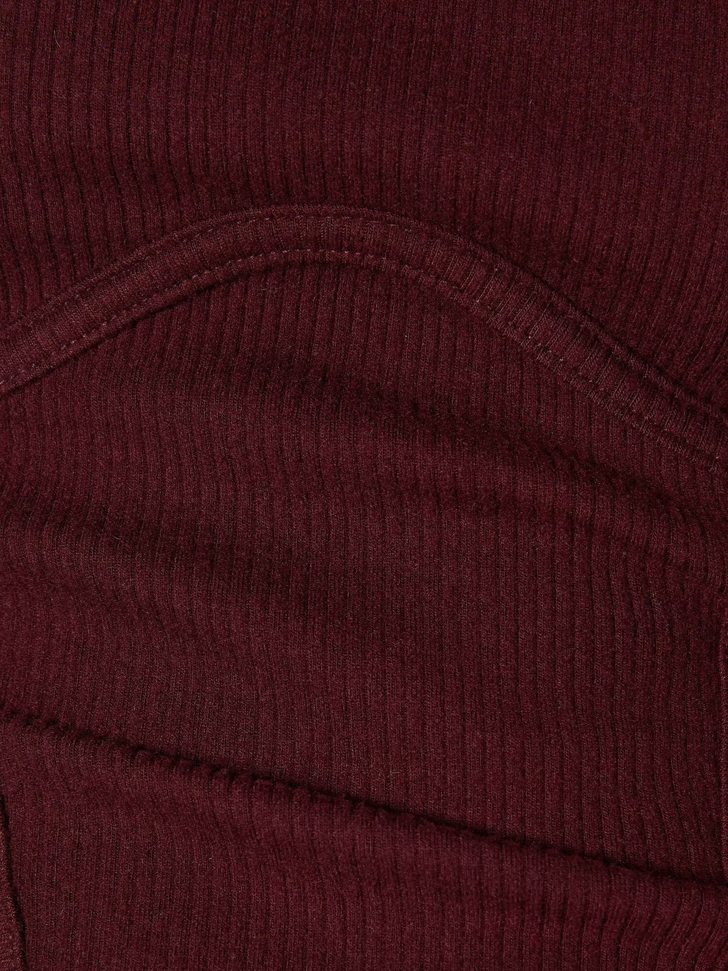 Bershka Tricou roșu burgundy - Pled.ro