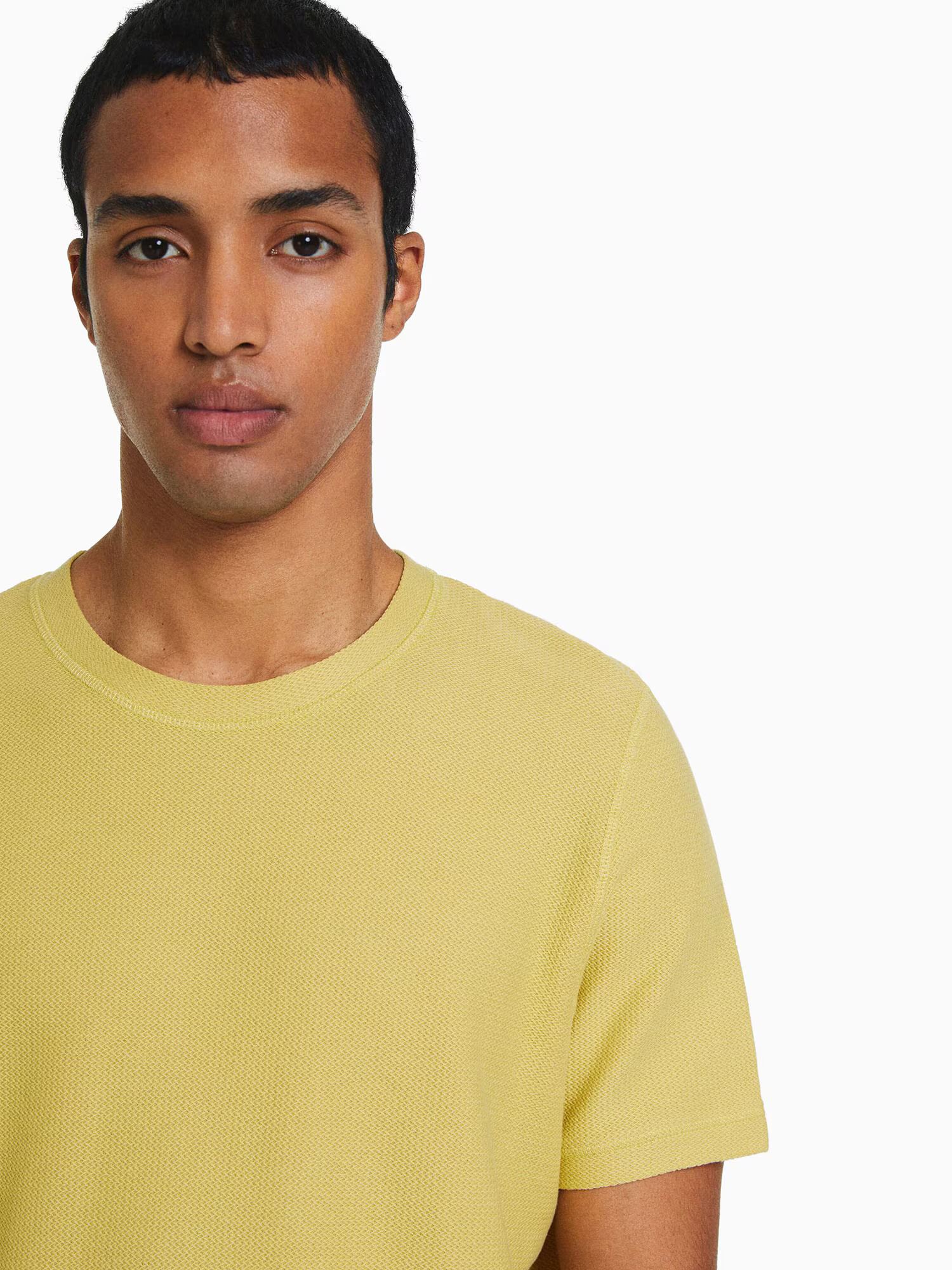 Bershka Tricou verde deschis - Pled.ro