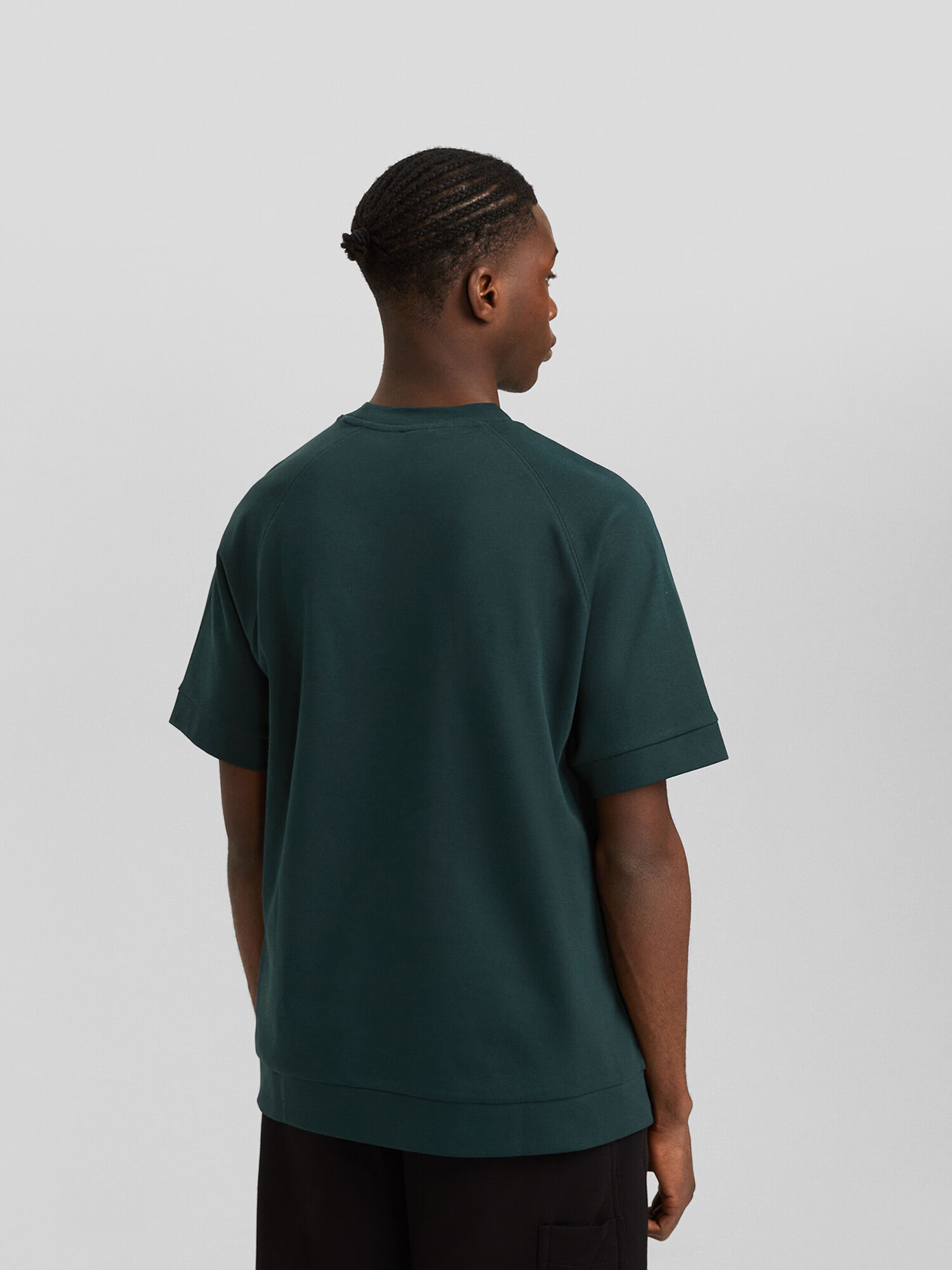 Bershka Tricou verde pin - Pled.ro