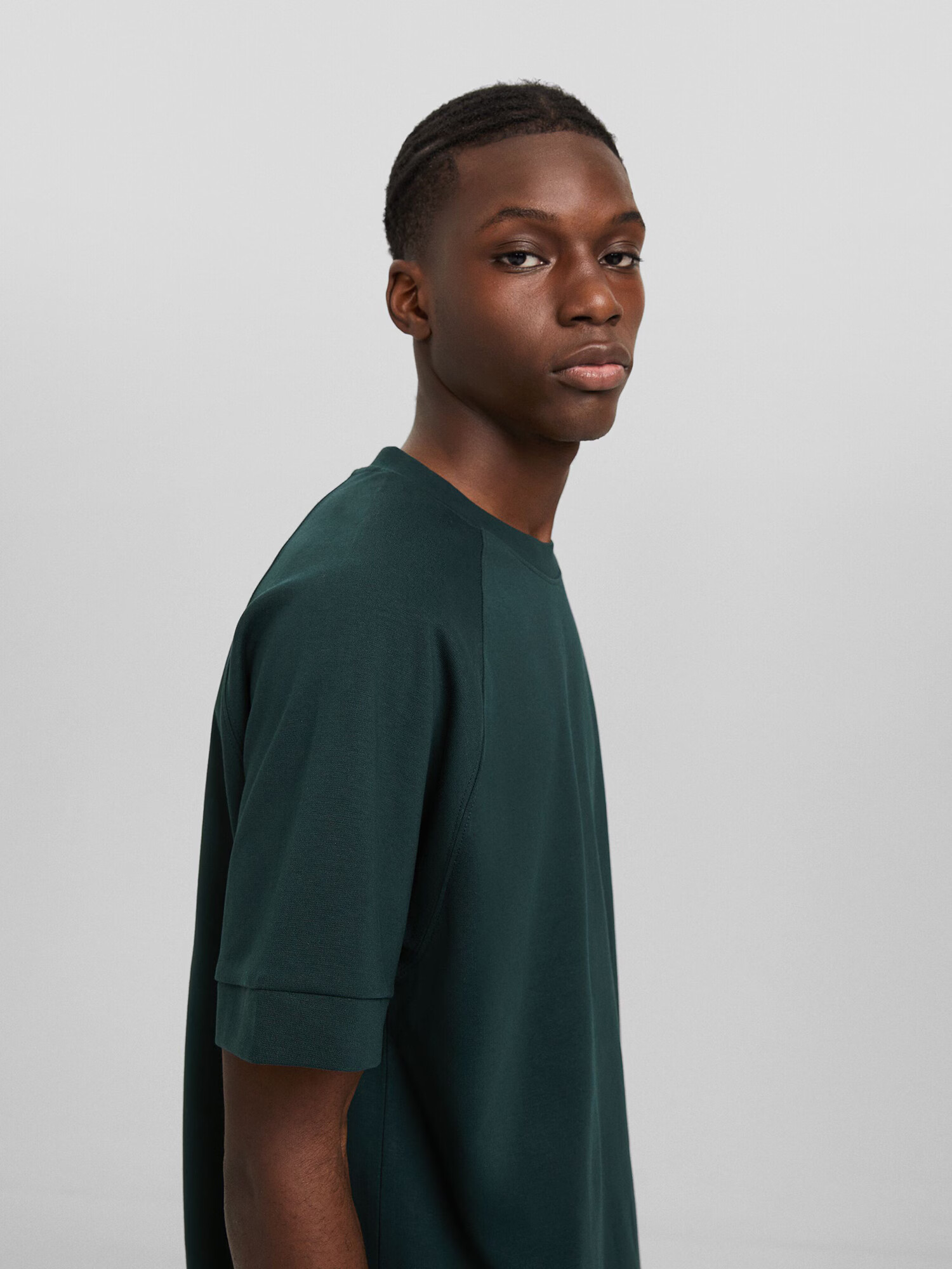 Bershka Tricou verde pin - Pled.ro