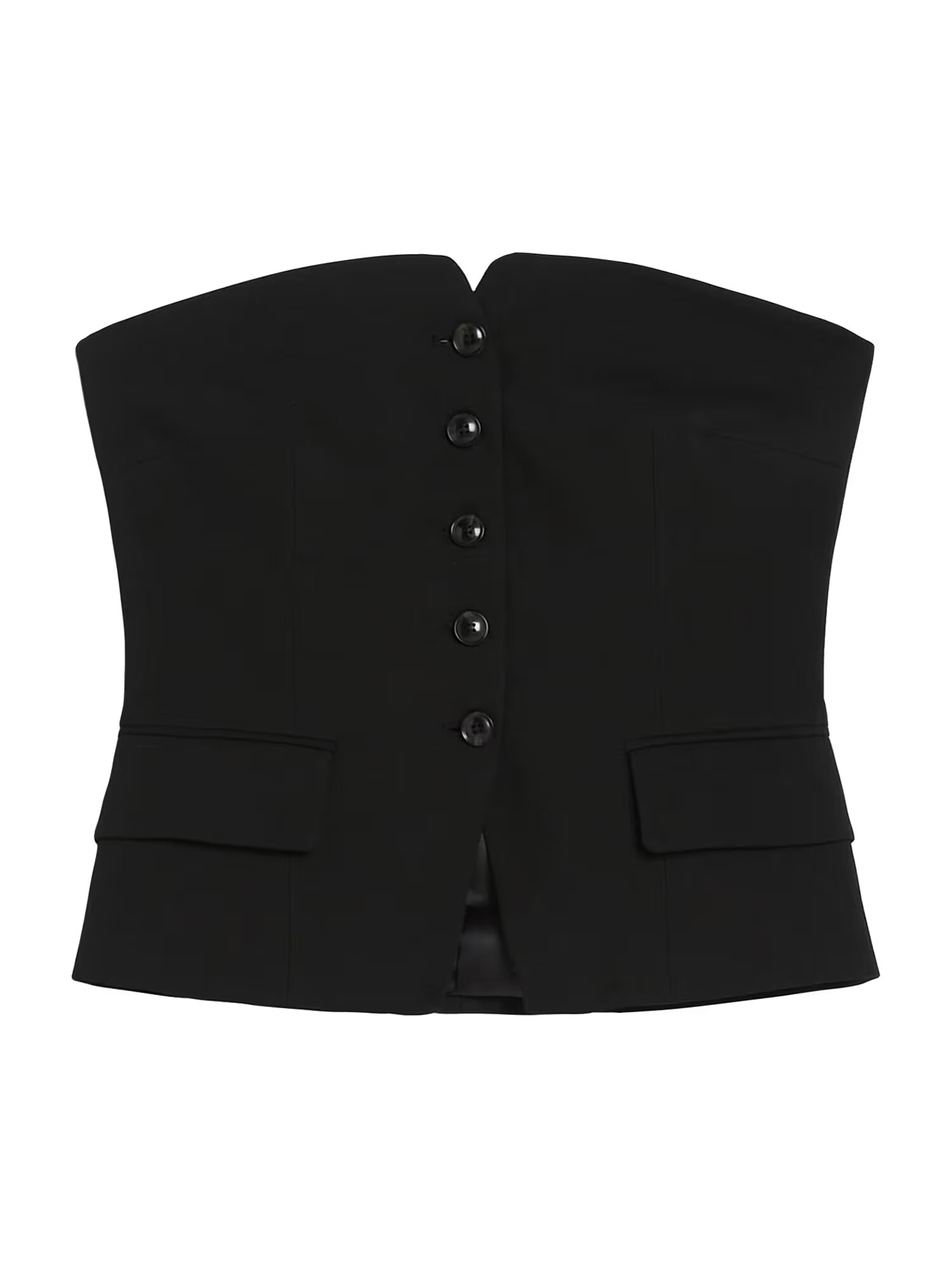 Bershka Top negru - Pled.ro