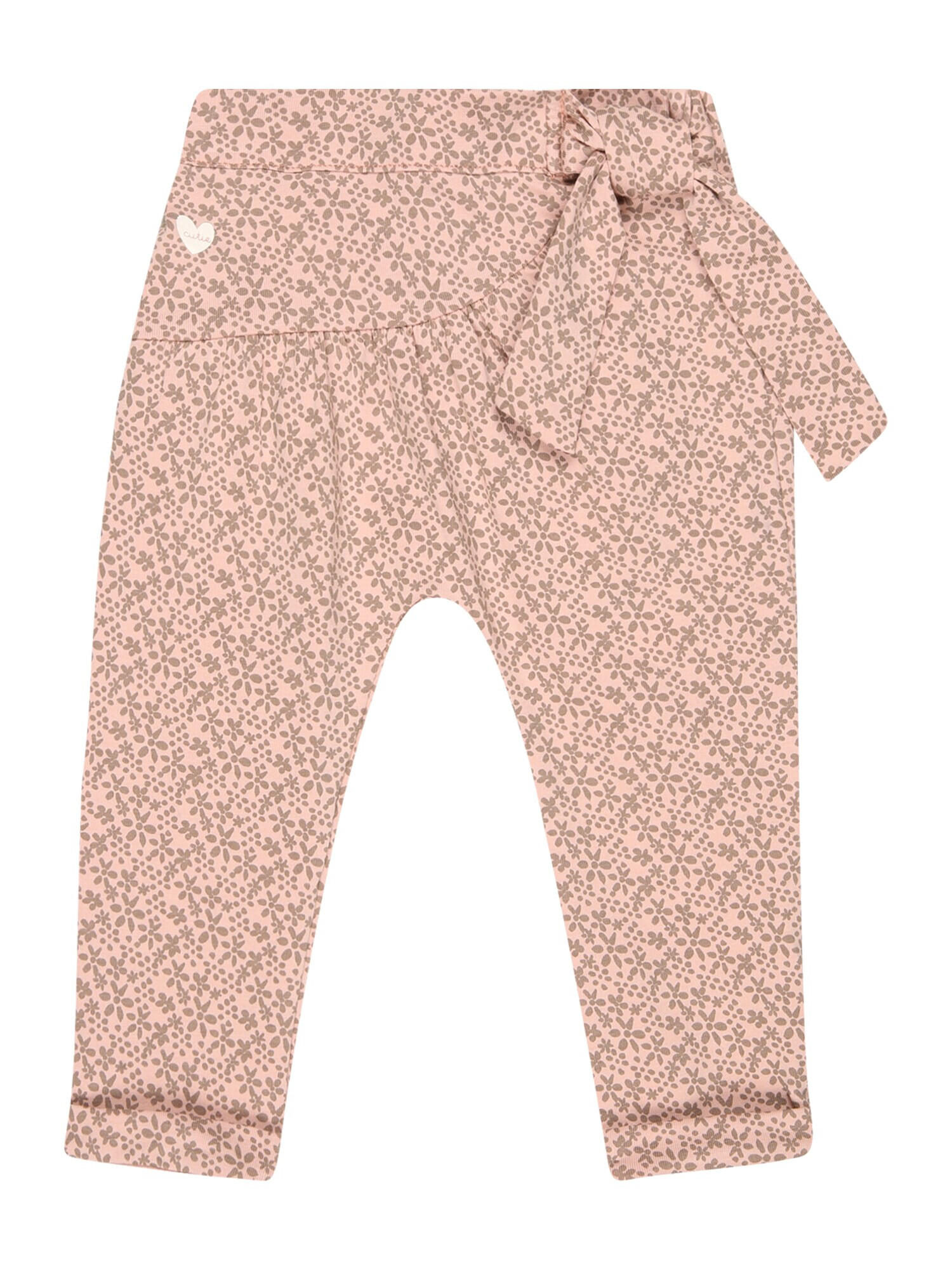 BESS Pantaloni 'Flower' șamoa / rosé / roz pal / roz pastel - Pled.ro