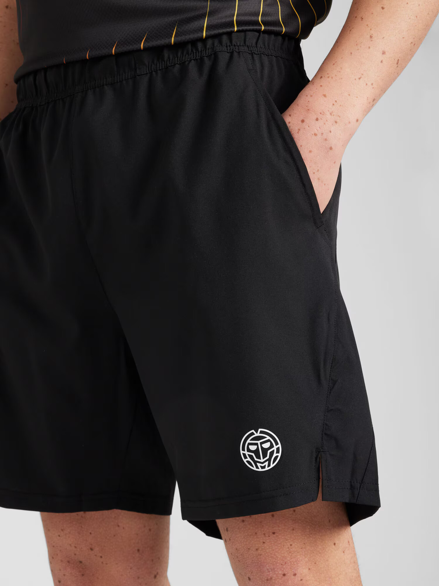 BIDI BADU Pantaloni sport negru / alb - Pled.ro