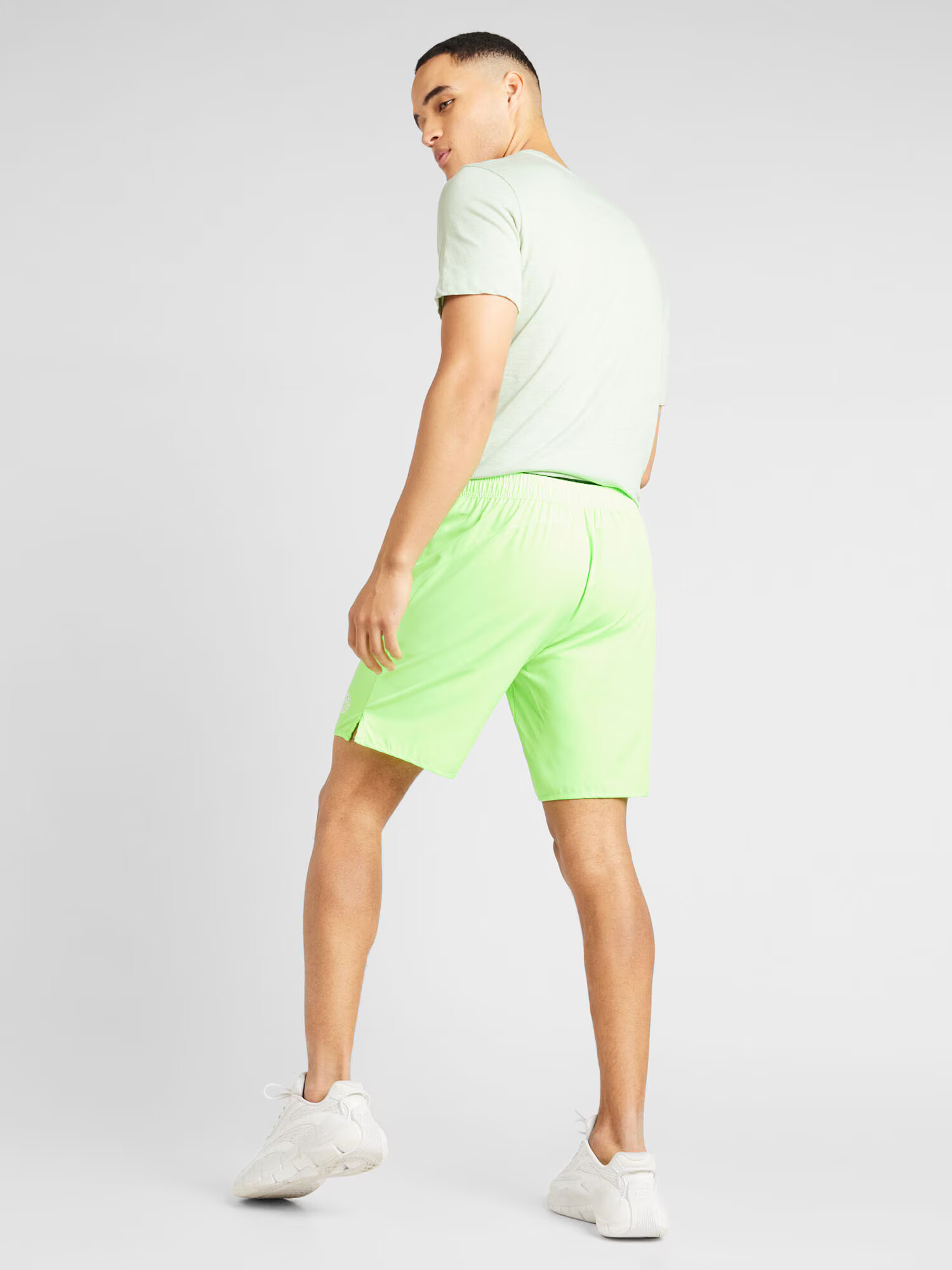 BIDI BADU Pantaloni sport 'Pure Wild' verde măr / alb - Pled.ro