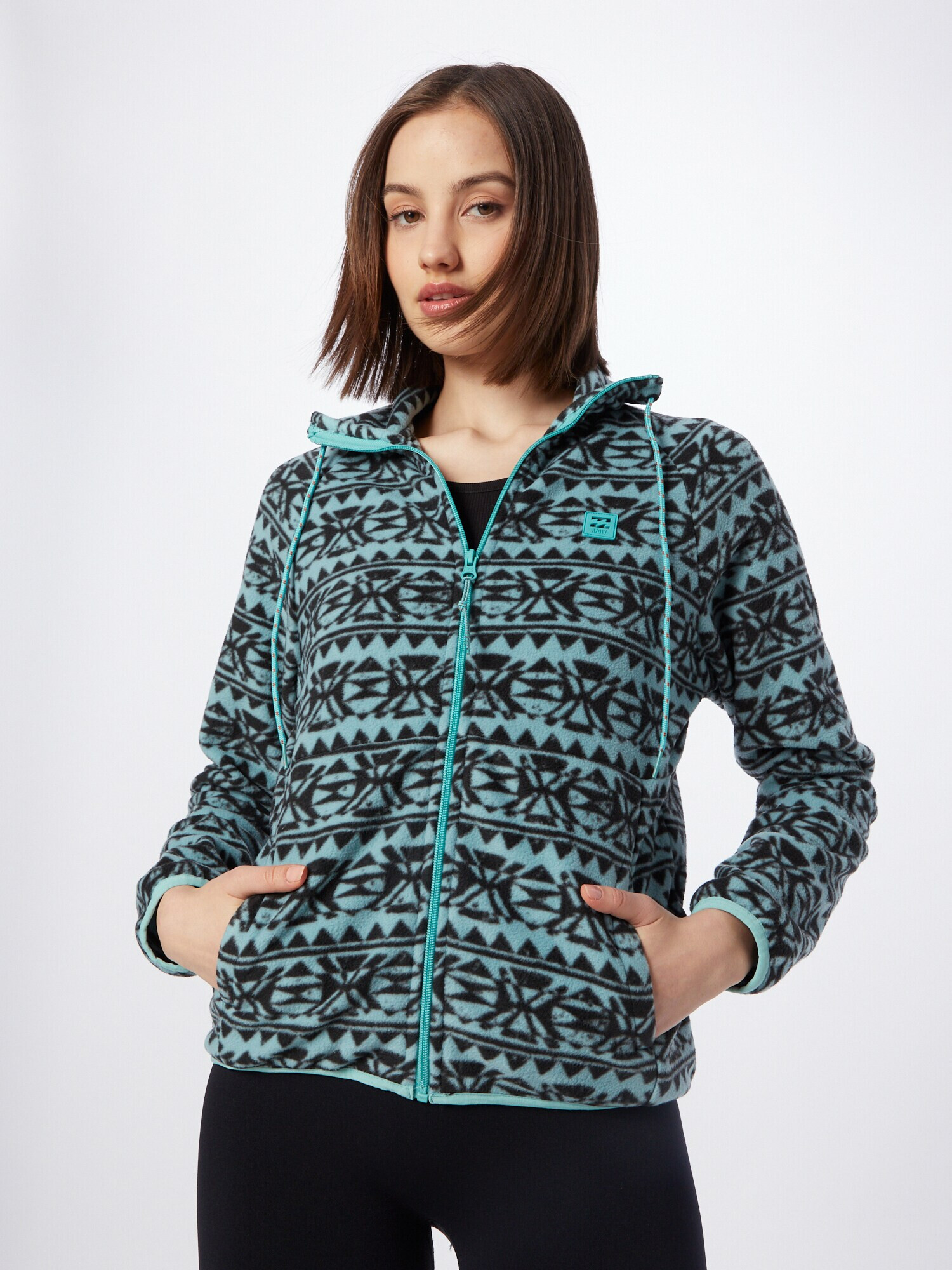 BILLABONG Jachetă fleece albastru deschis / negru - Pled.ro