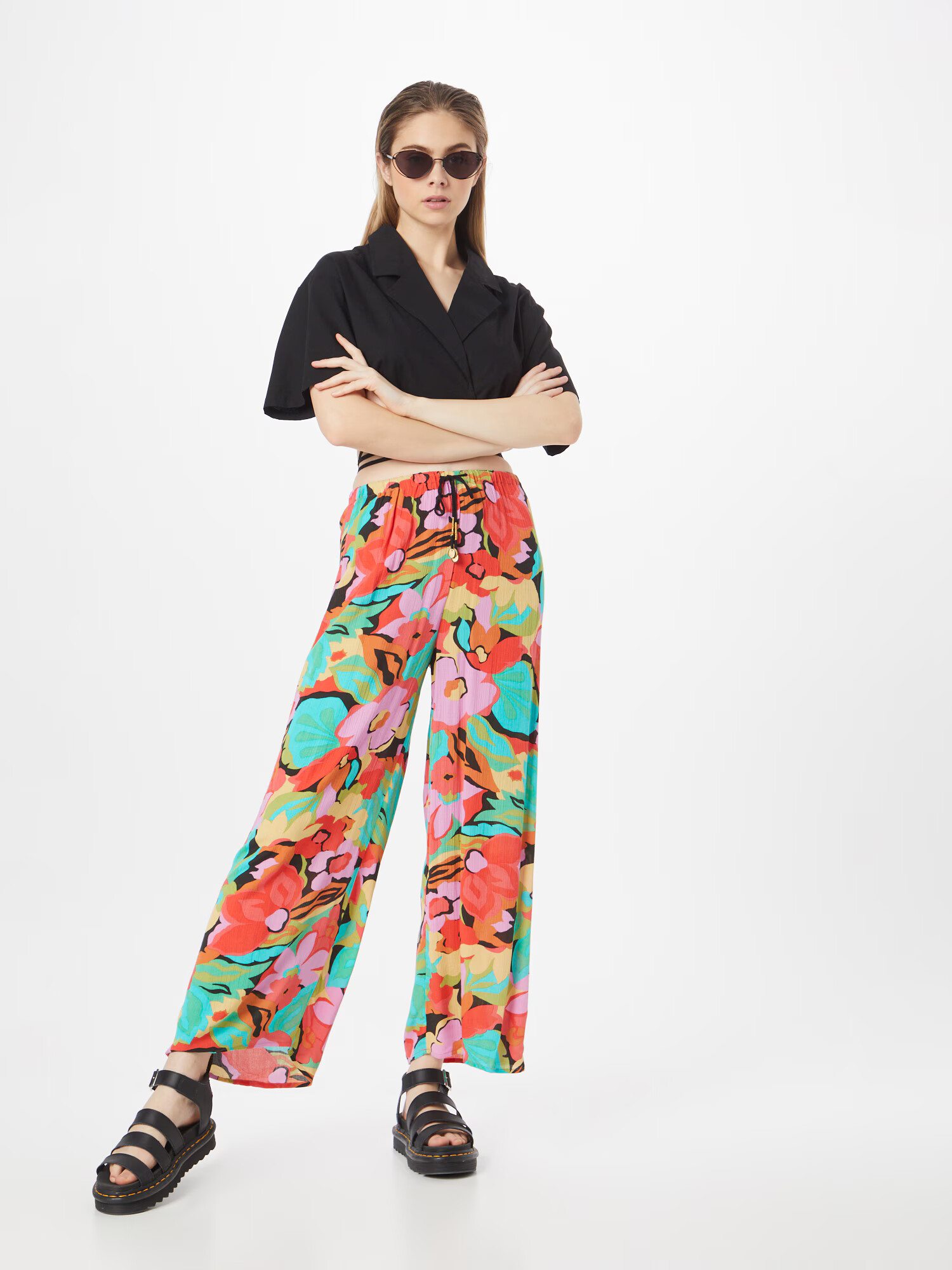 BILLABONG Pantaloni 'BEACH' galben / verde mentă / roz deschis / roșu - Pled.ro